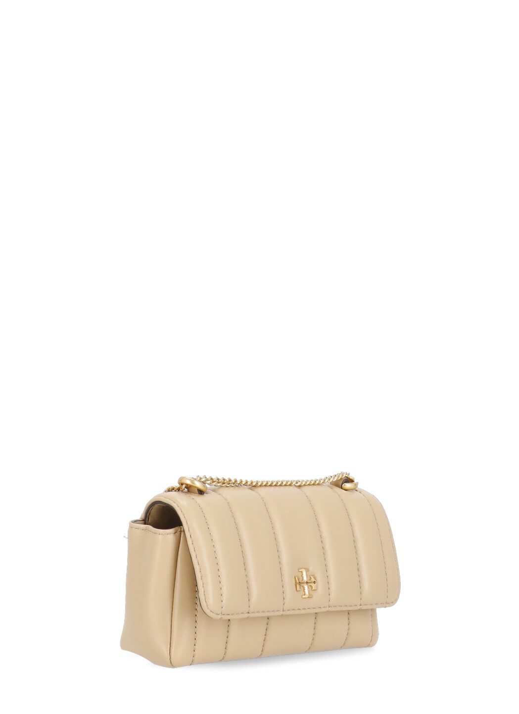 Shop Tory Burch Kira Mini Shoulder Bag In Beige