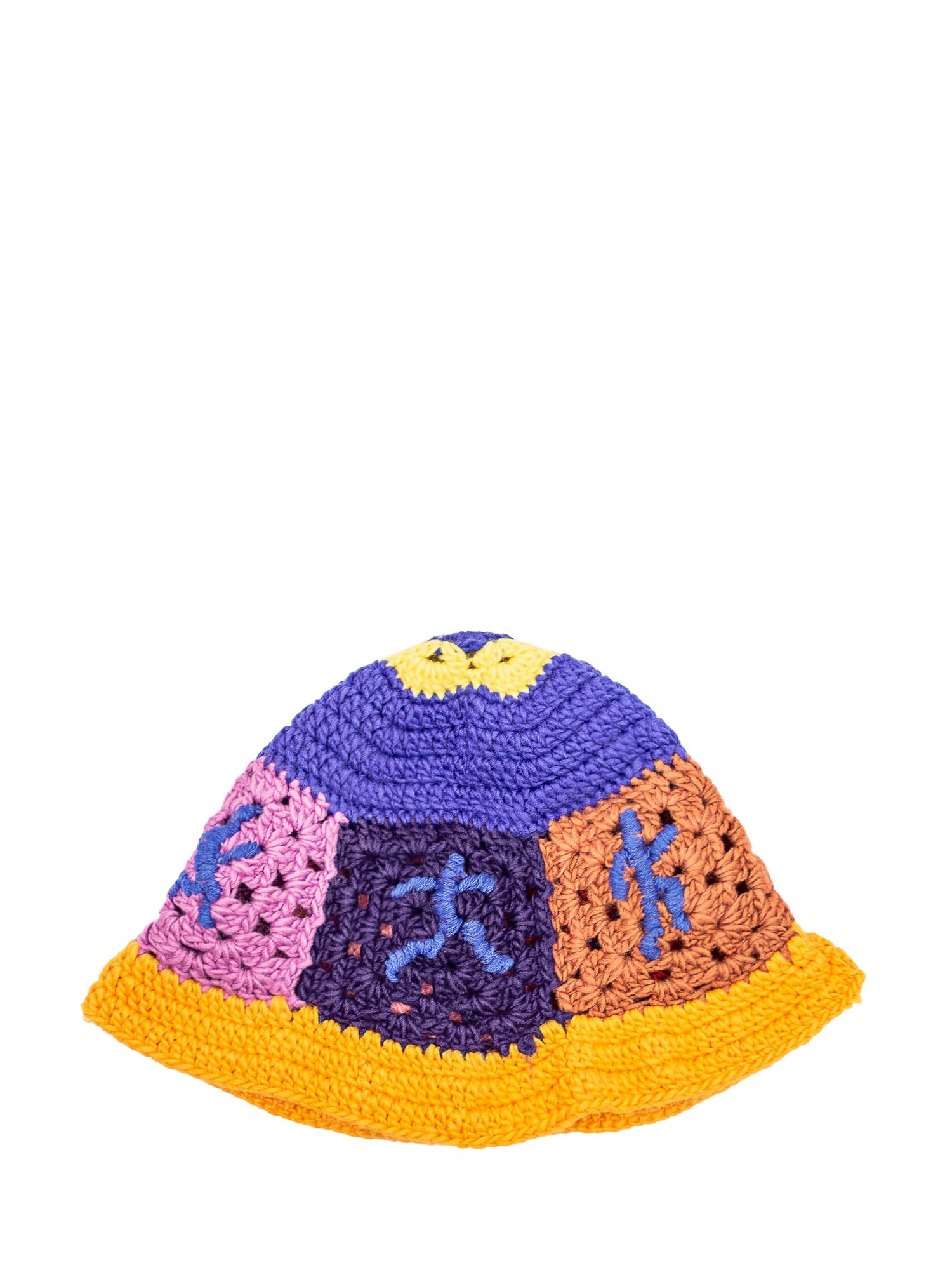 Shop Kidsuper Crochet Hat In Multi