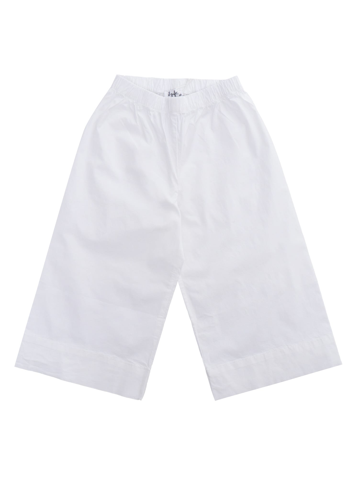 Il Gufo Kids' Capri White Trousers