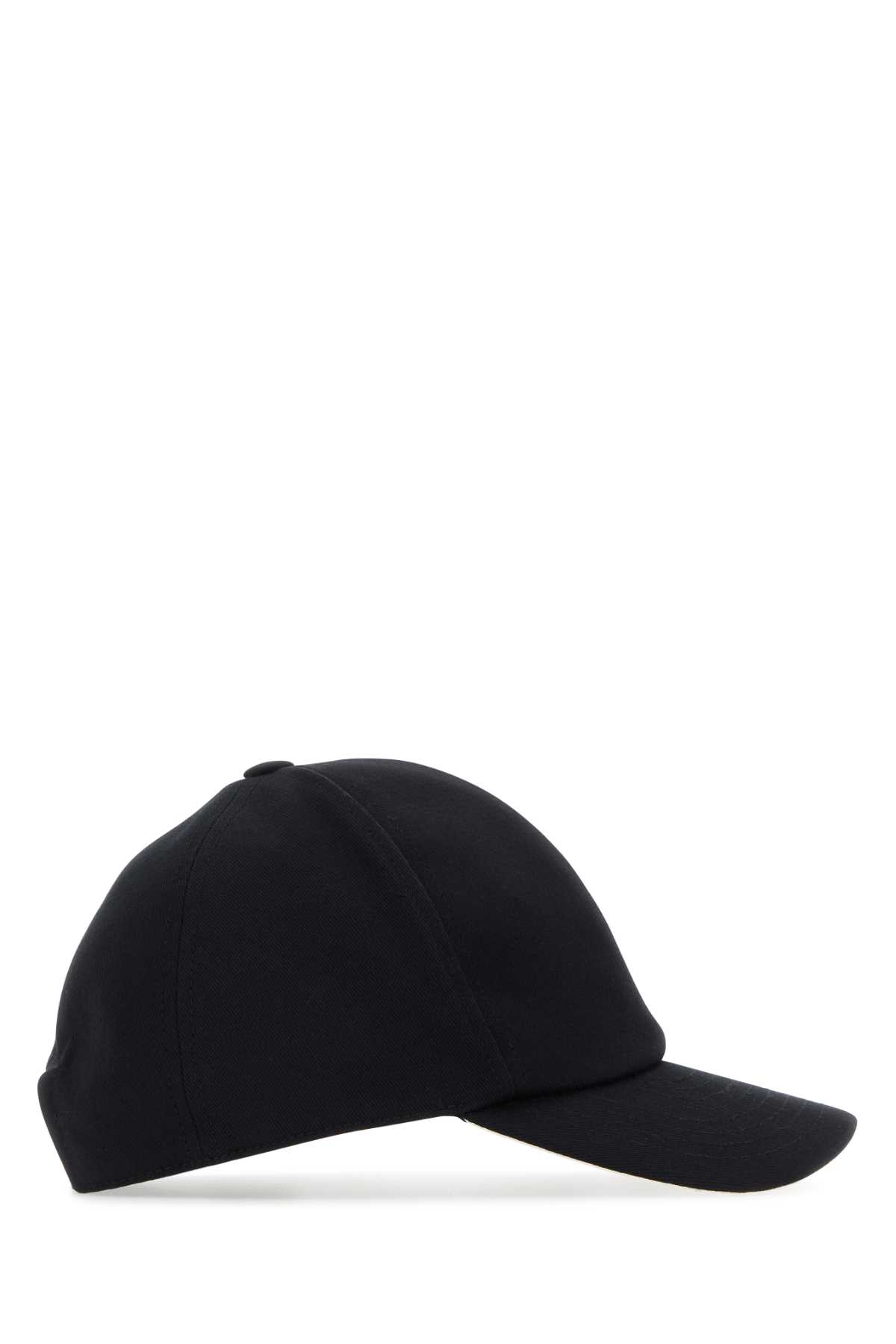 Shop Courrèges Black Cotton Baseball Cap