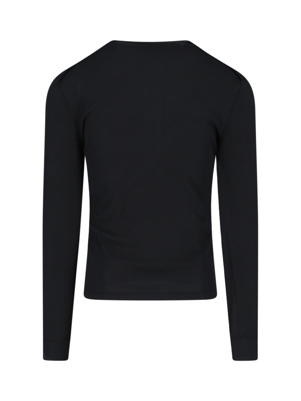 Shop Tom Ford Henley T-shirt In Black