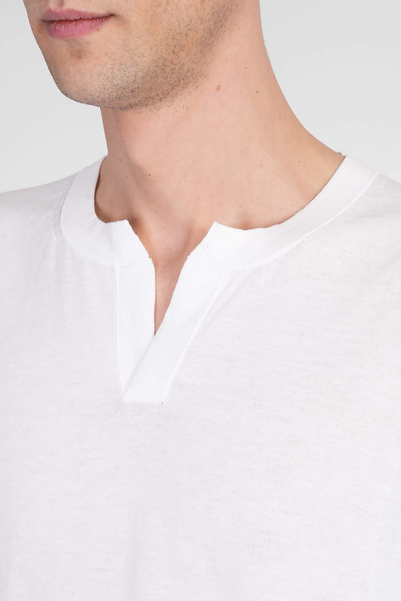 Ballantyne T-shirt In White Cotton In White