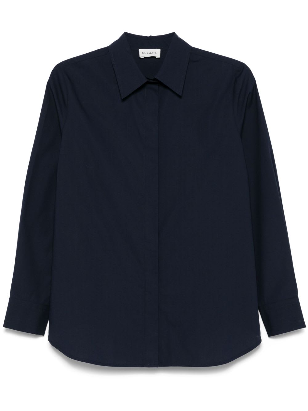 P.a.r.o.s.h Parosh Cotton Shirt In Blue