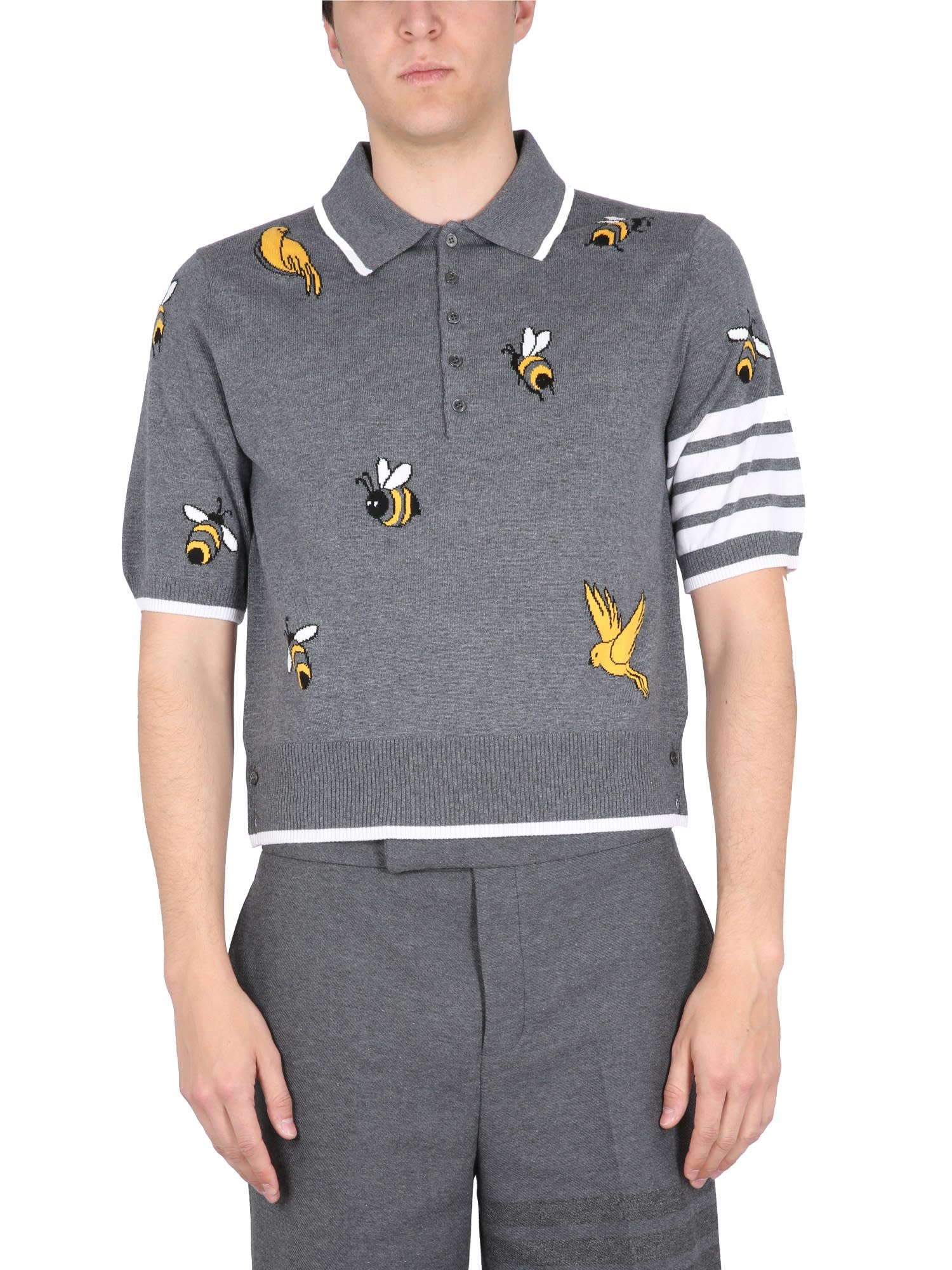 THOM BROWNE POLO BIRDS & BEES