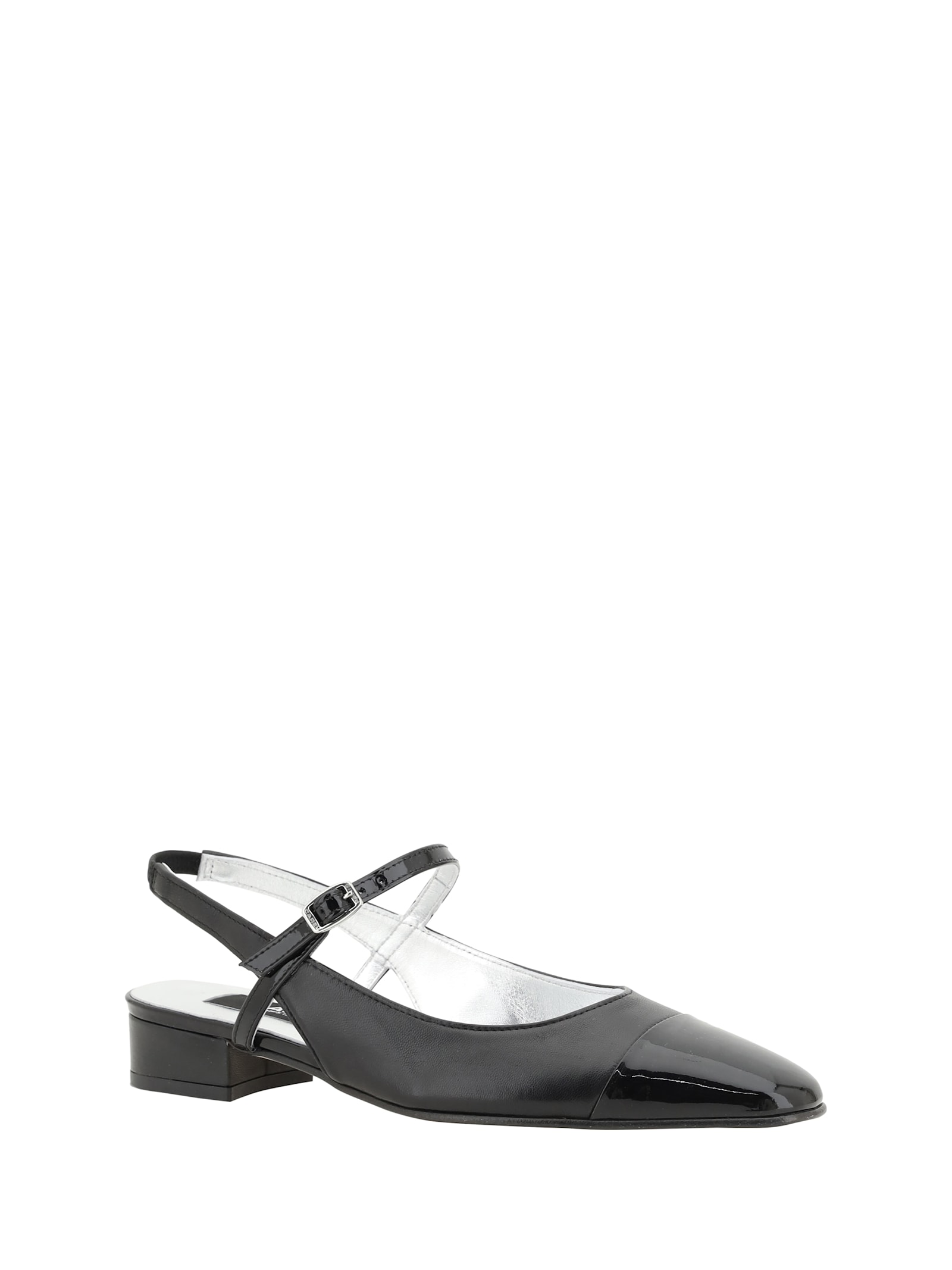 Carel Oceano Slingback In Vernisnoir
