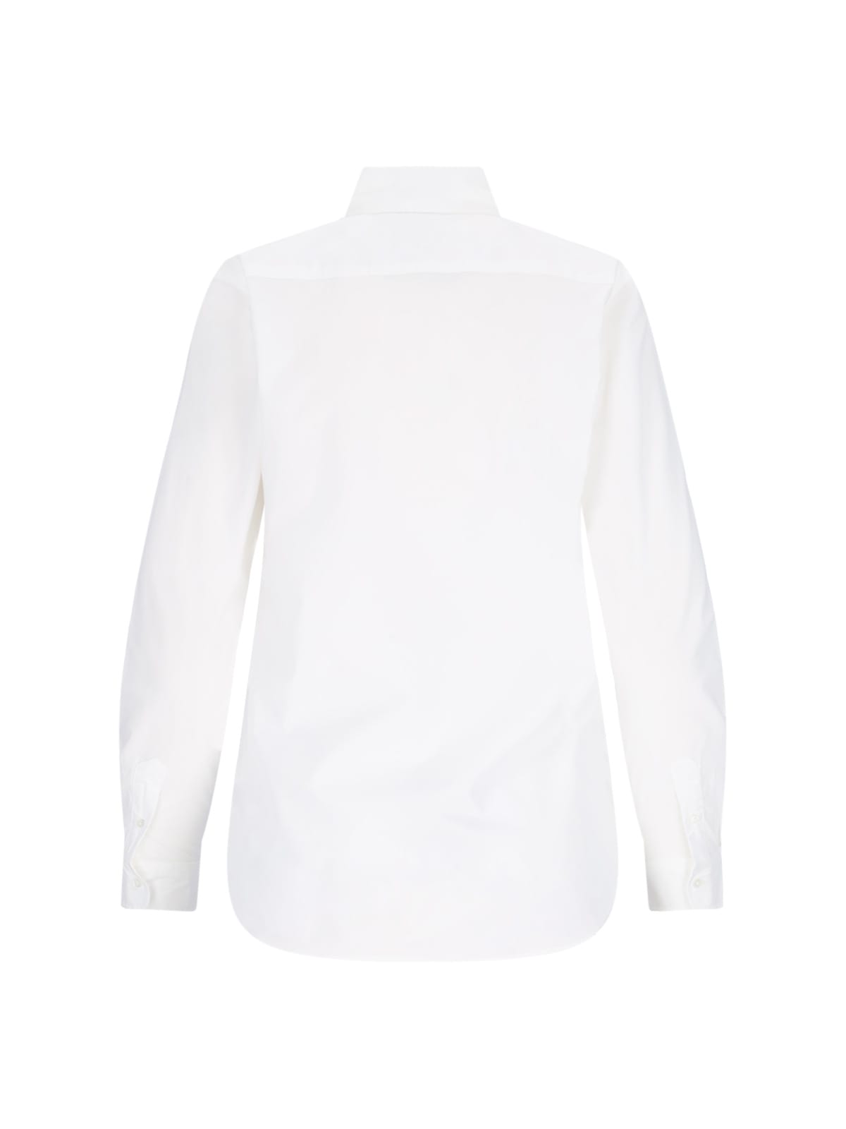 Shop Ralph Lauren Oxford Logo Shirt In White