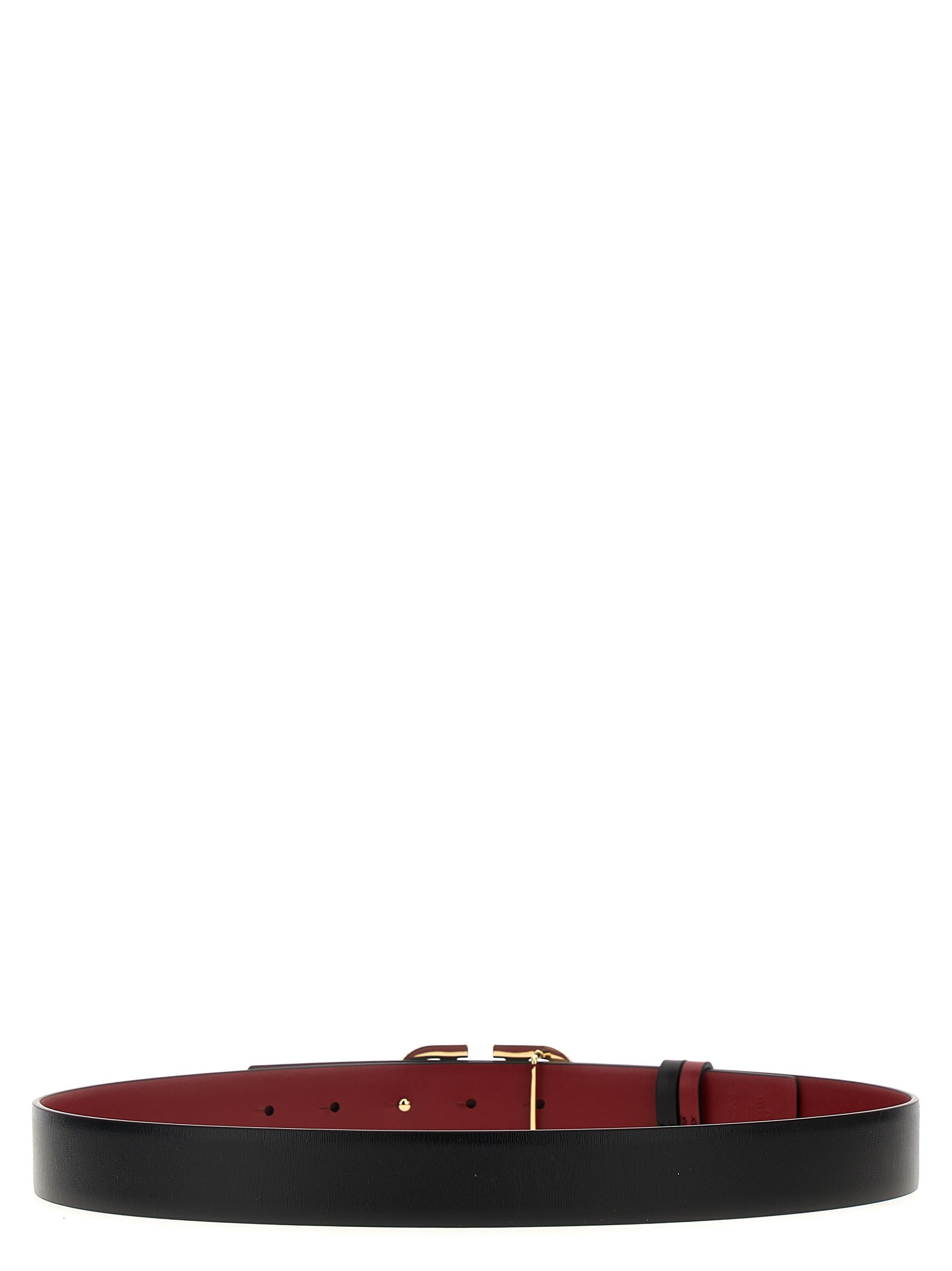 Shop Valentino Garavani Vlogo Reversible Belt In Multicolor