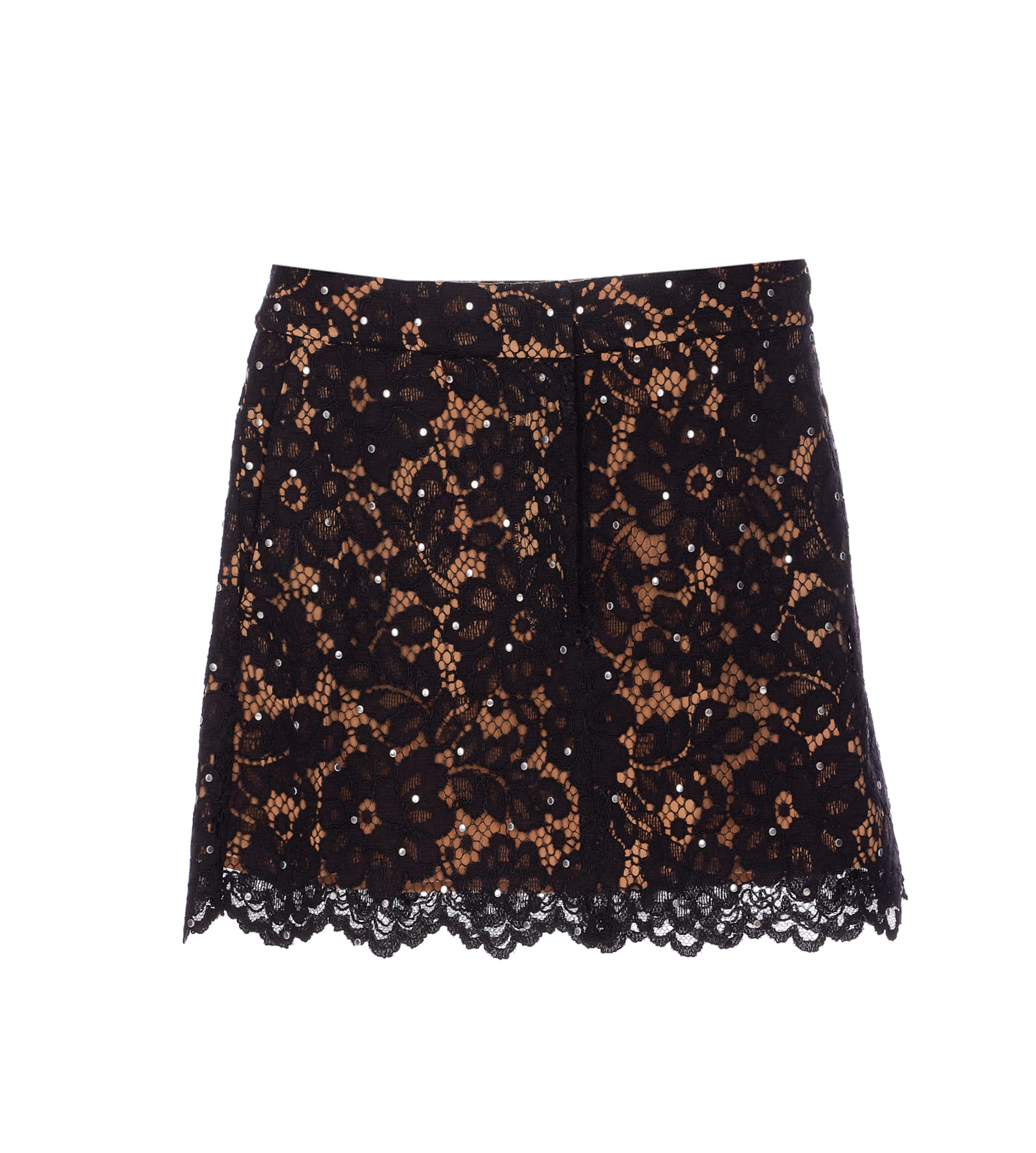 Michael Michael Kors Lace Skirt In Black