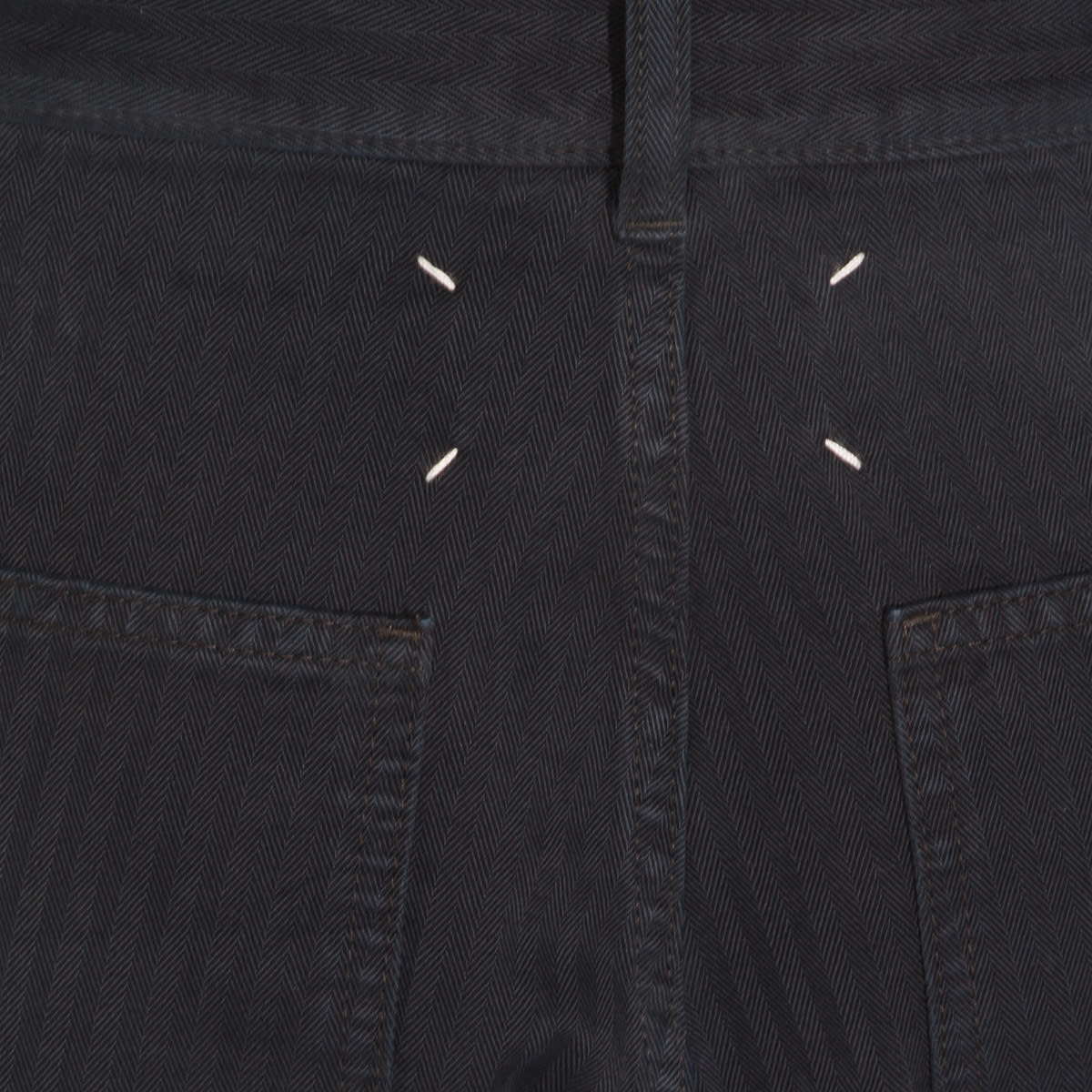 Maison Margiela Relaxed Fit Trousers Featuring Pockets In Black