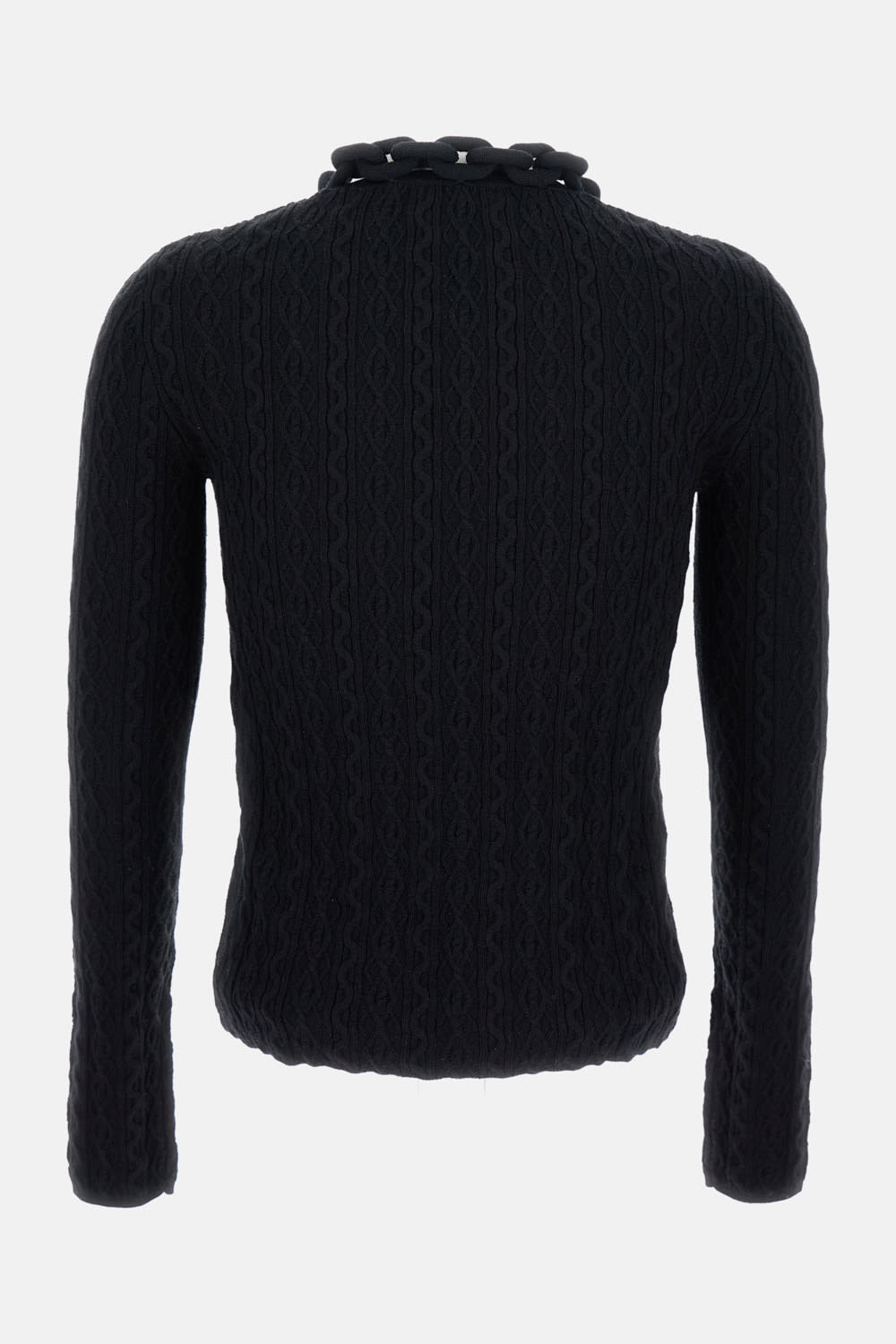 Rabanne Chain-detail Sweater In Black
