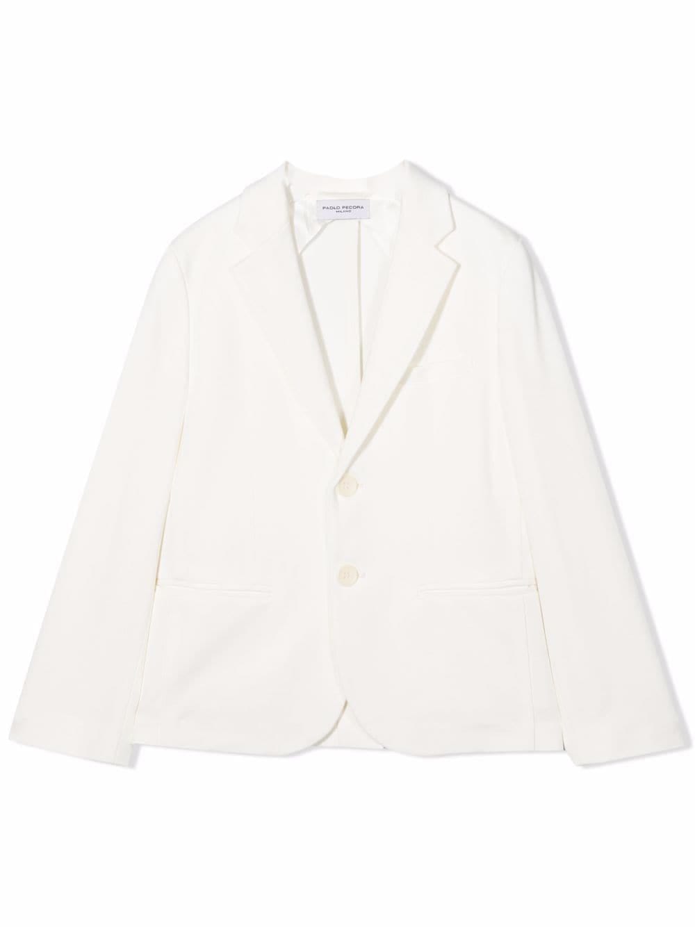Paolo Pecora Single-breasted Blazer With Buttons
