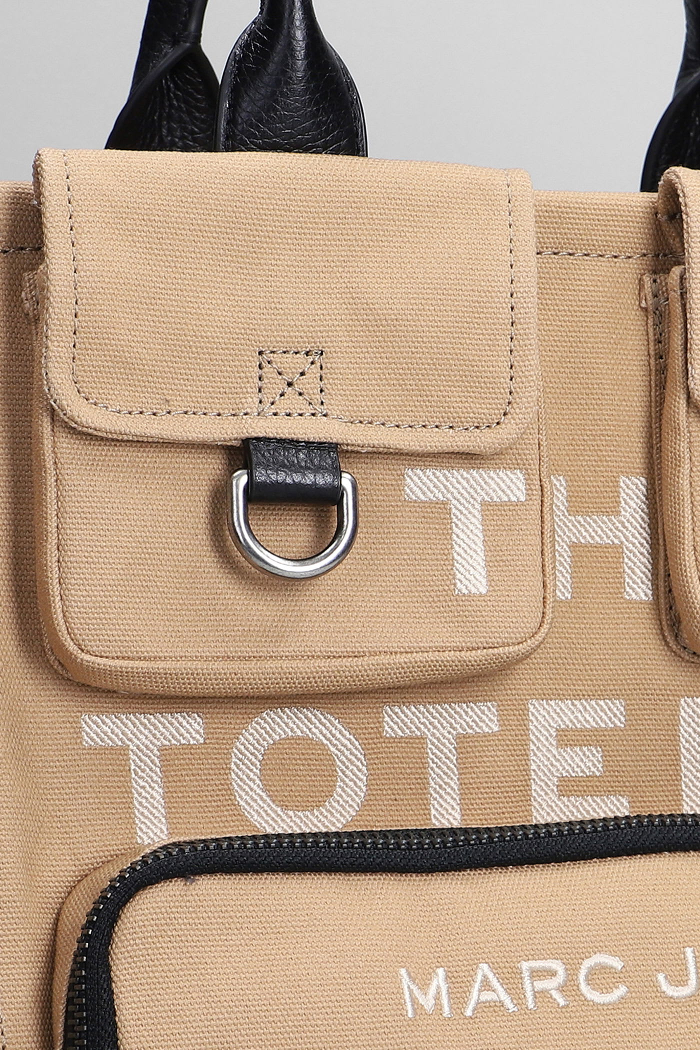 Marc Jacobs The Medium Tote Tote In Camel Cotton In Brown