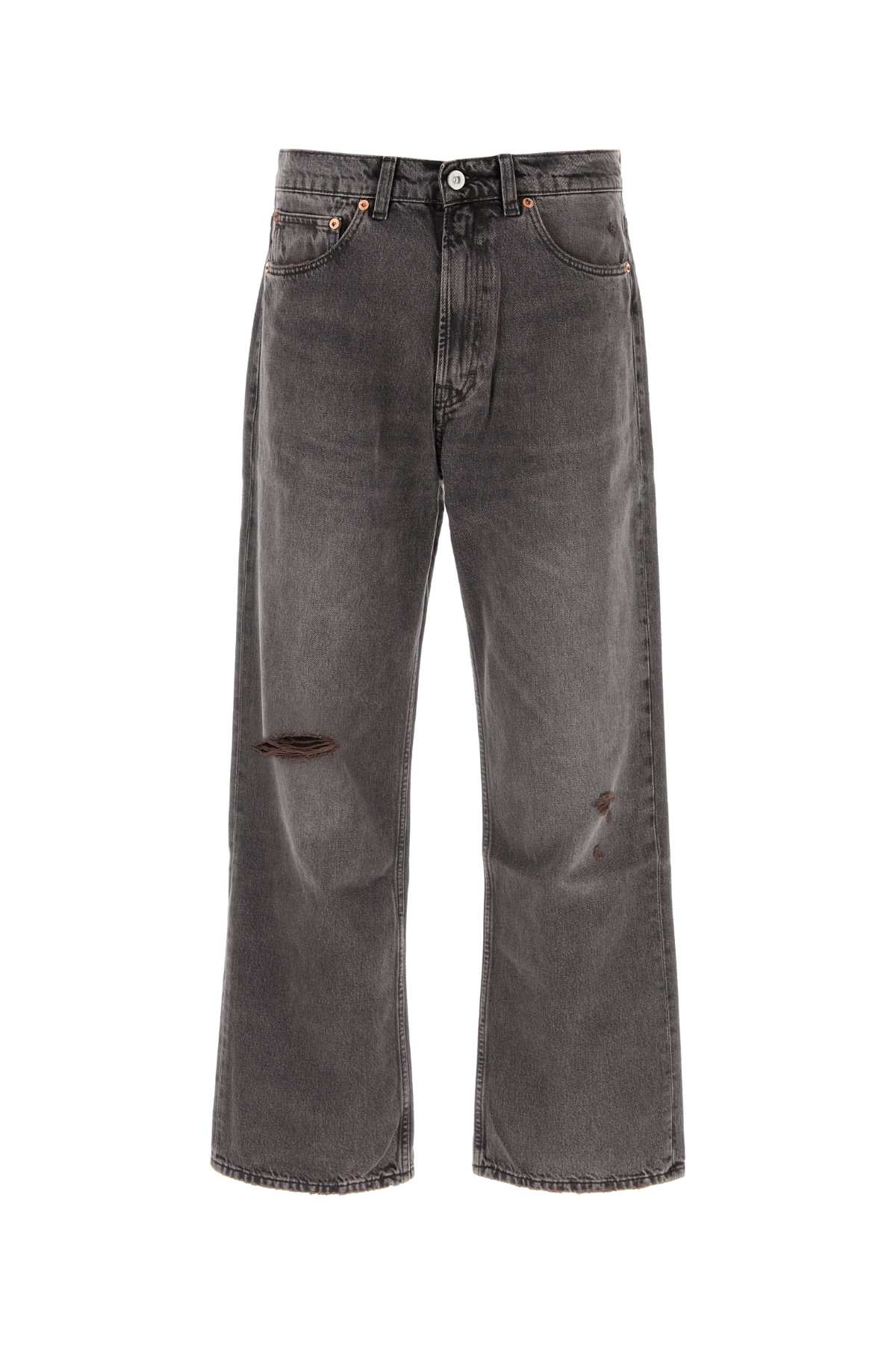 Our Legacy Grey Denim Their Cut Jeans In Gray