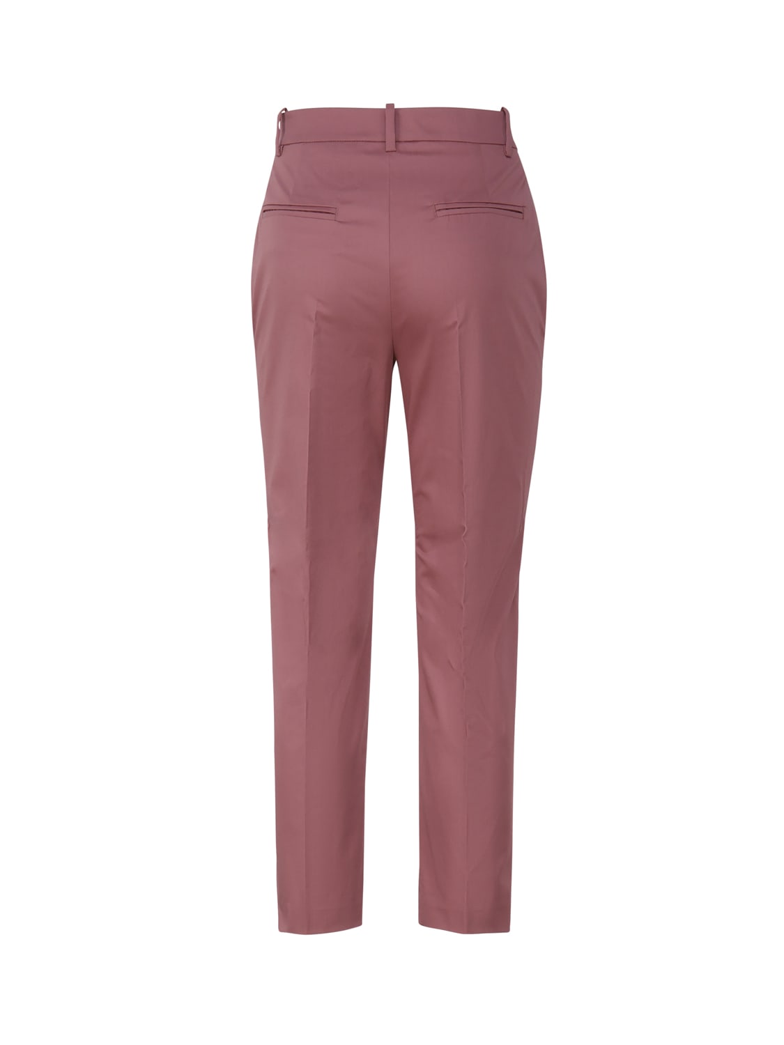 Shop Pinko Pant Cigarette-fit Fabric Stitch In Pink