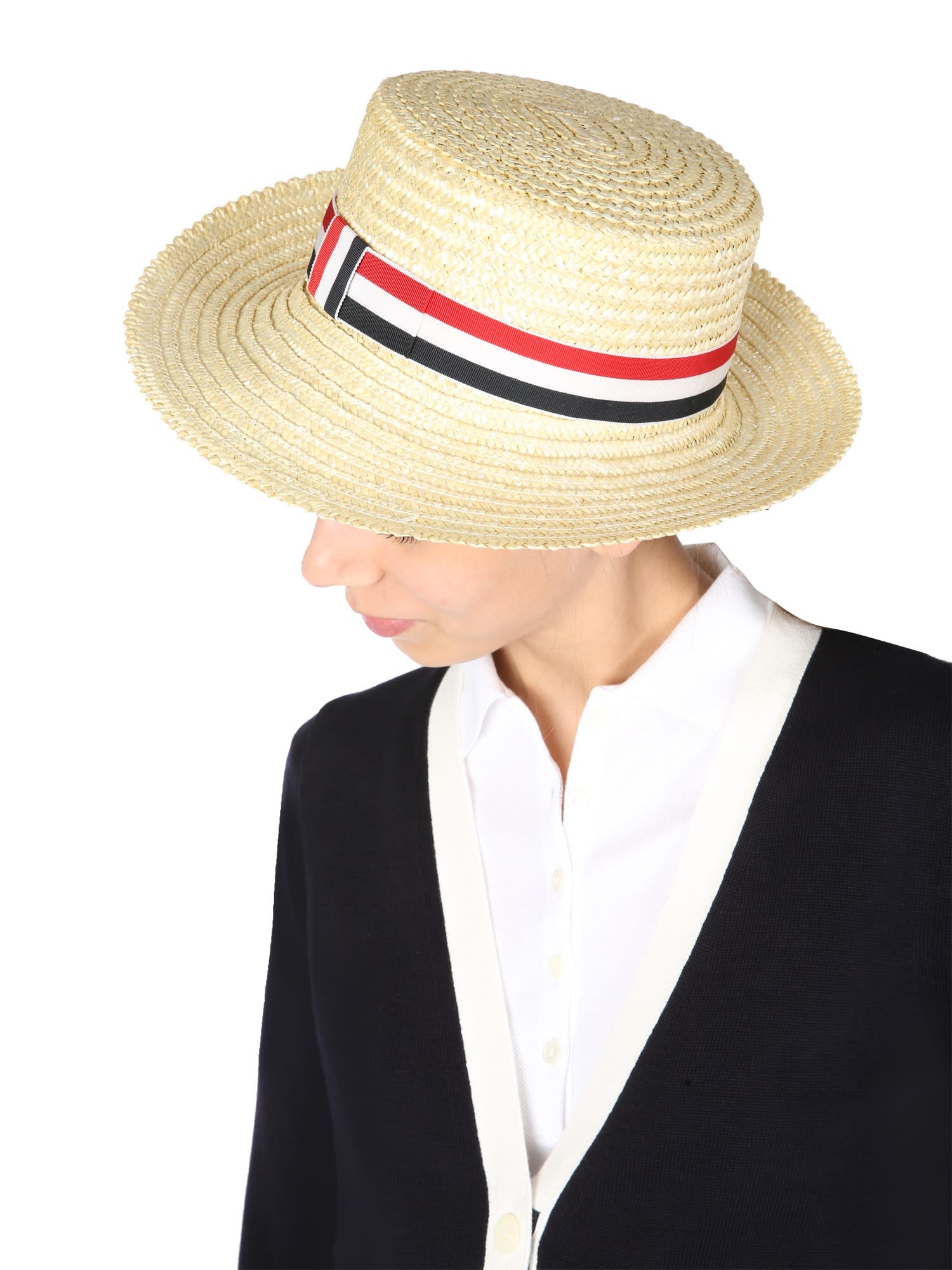 Thom Browne Boater Hat