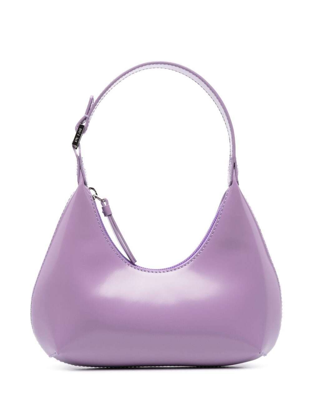 baby Amber Light Purple Shoulder Bag In Shiny Leather Woman By Far