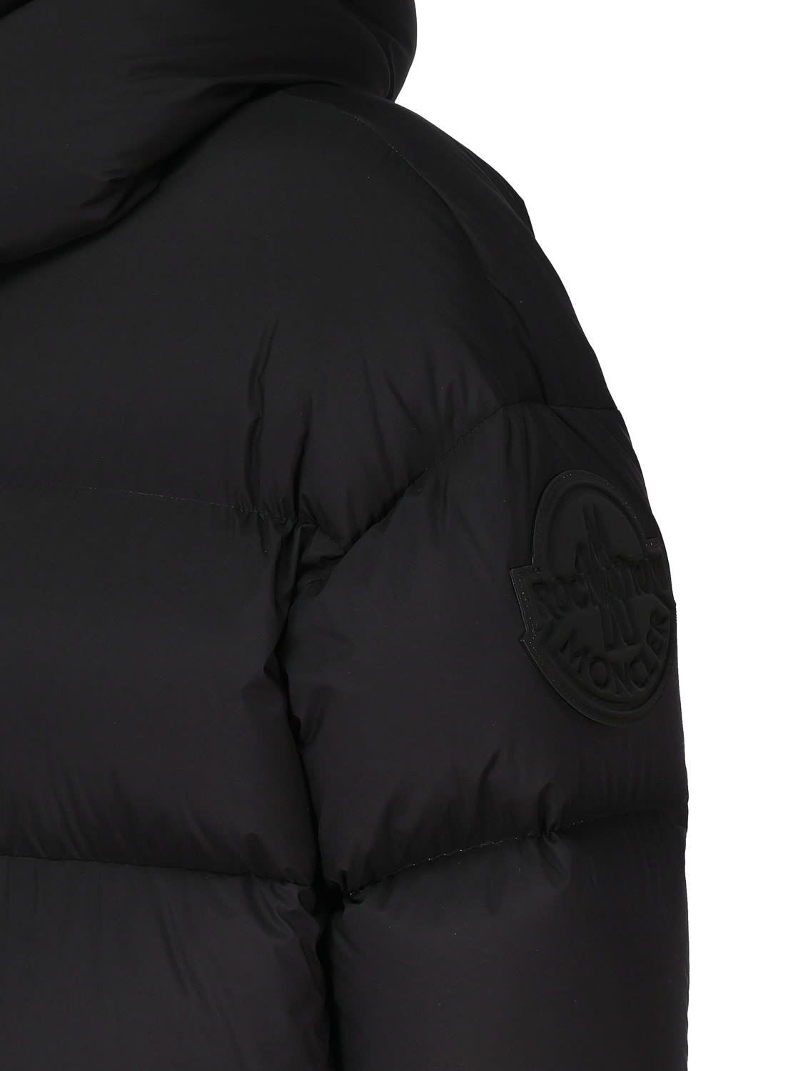 Shop Moncler Genius Antila Short Down Jacket In Black