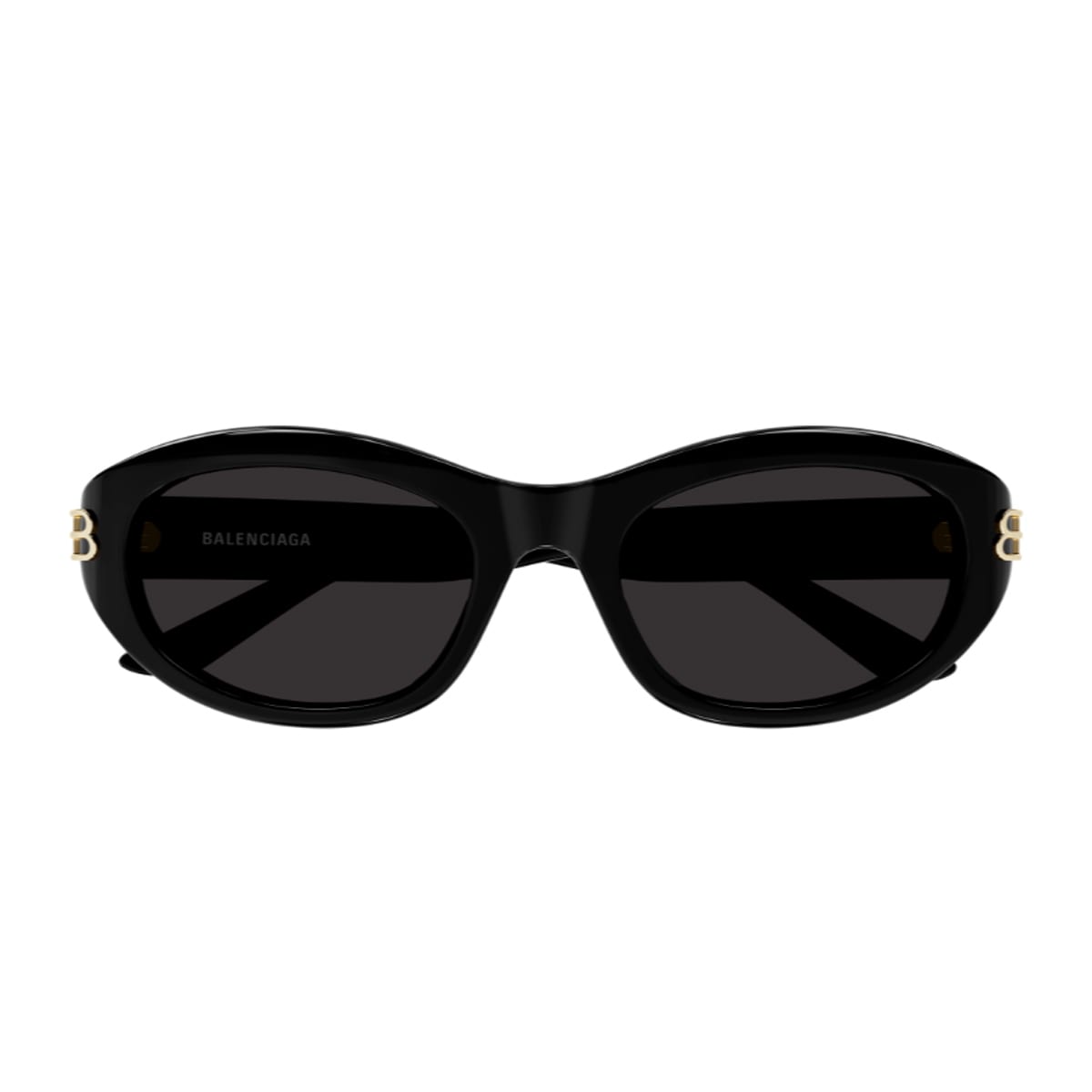 Balenciaga Bb0434sk Linea Everyday 001 Black Grey Sunglasses In Black