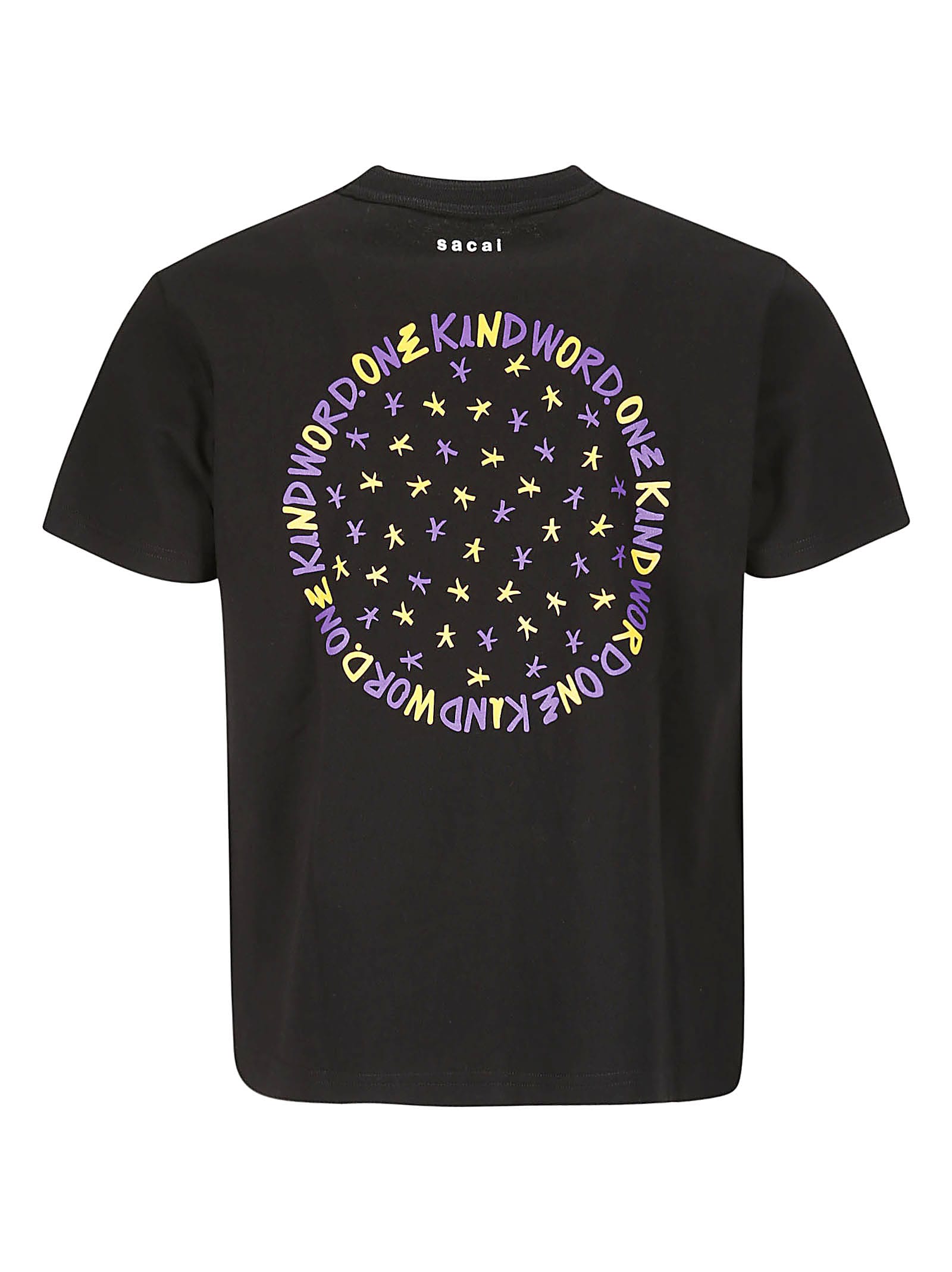Shop Sacai Eric Haze / Circle Star T-shirt In Black