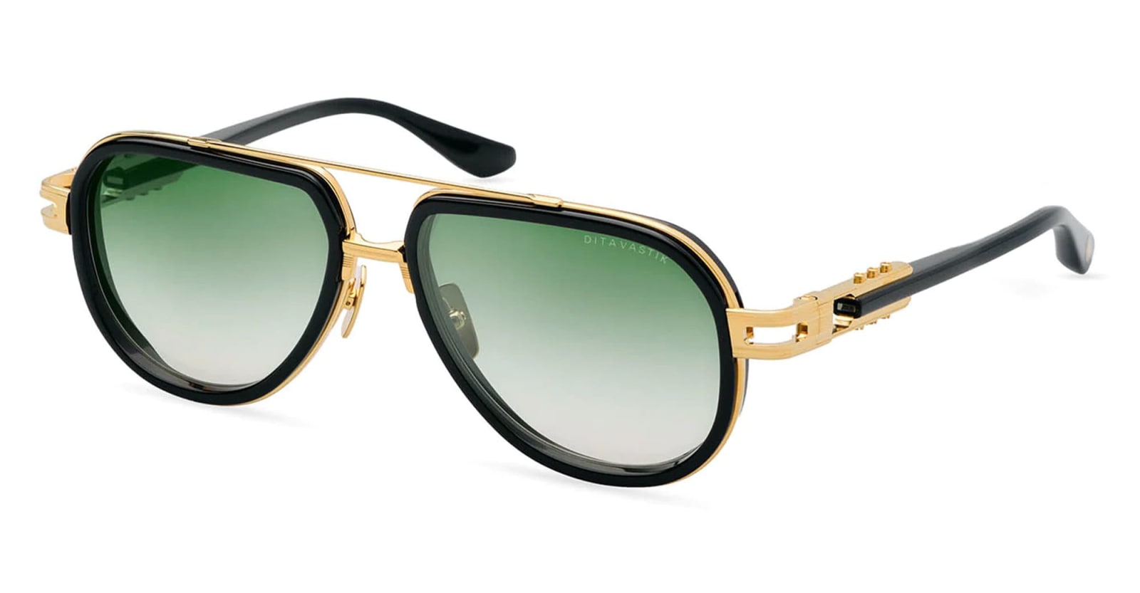 Shop Dita Vastik - Yellow Gold / Black Sunglasses