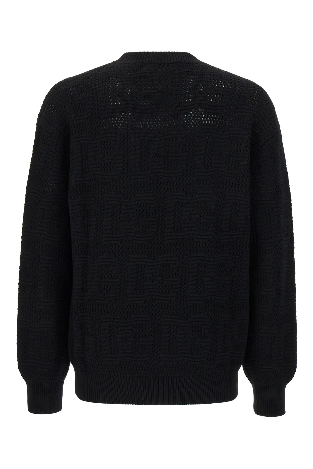 Shop Dolce & Gabbana Black Wool Oversize Sweater In N0000