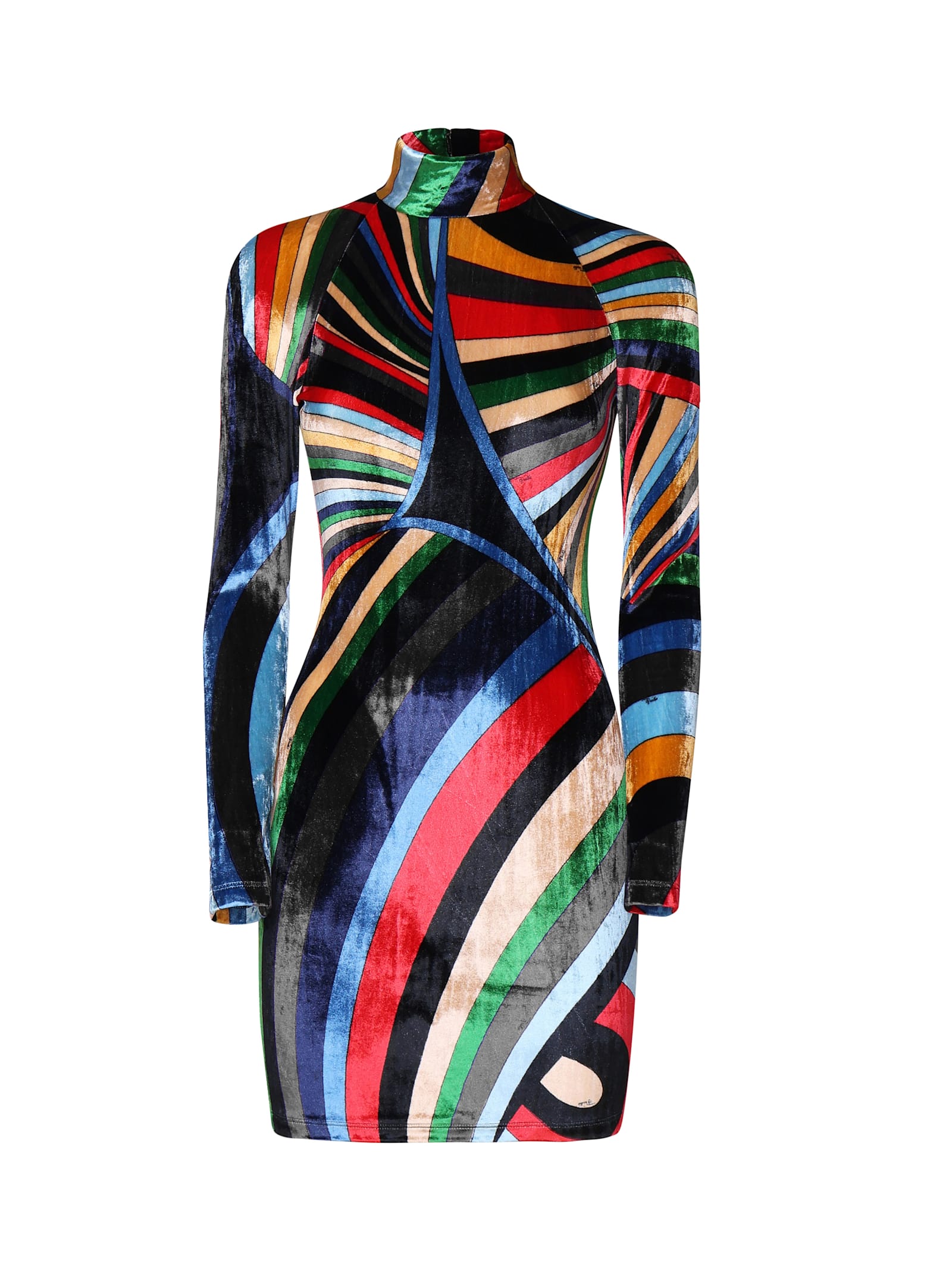 Shop Pucci Iride Minidress In Multicolour