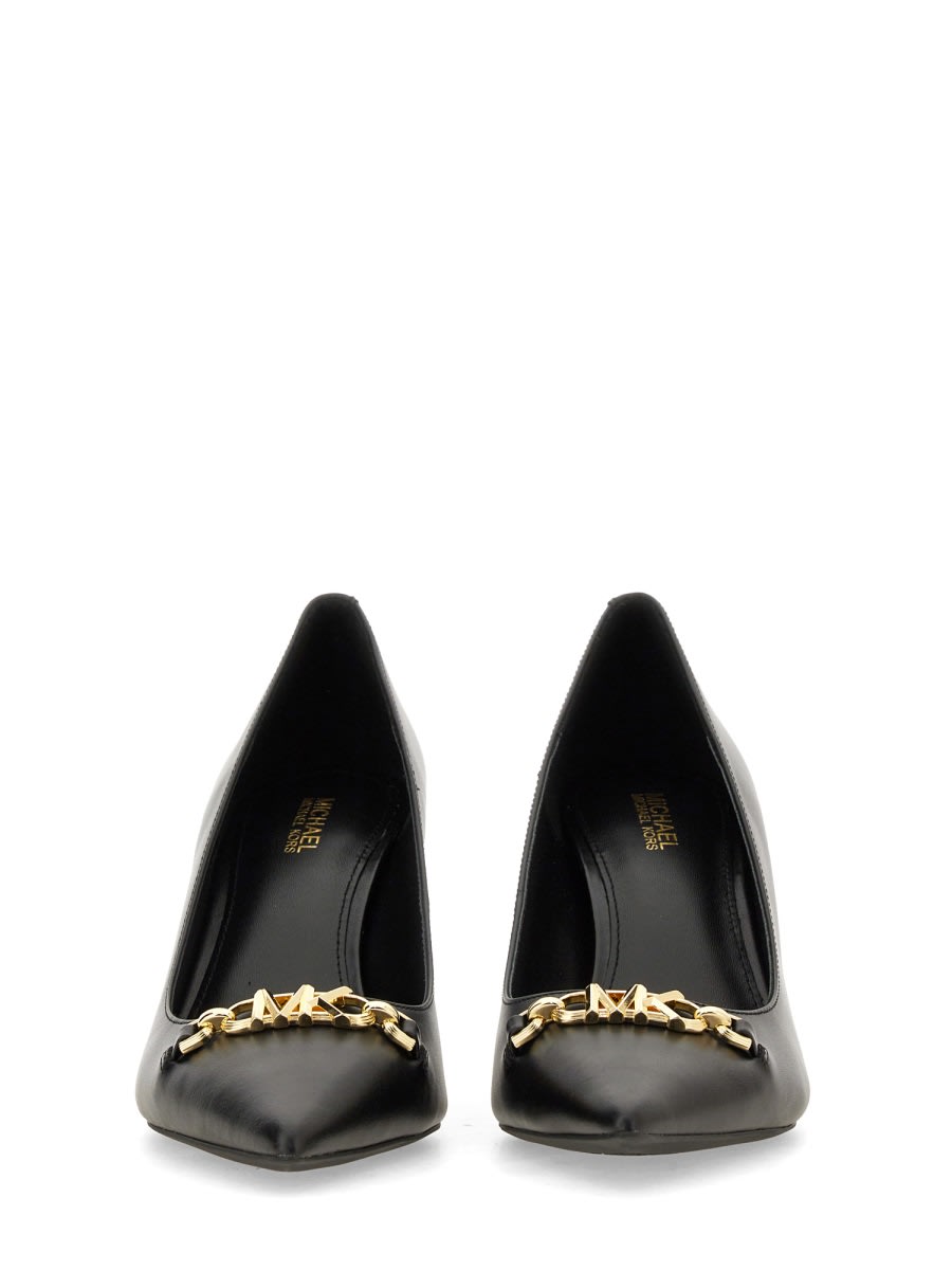 Michael Kors Décolleté With Logo In Black