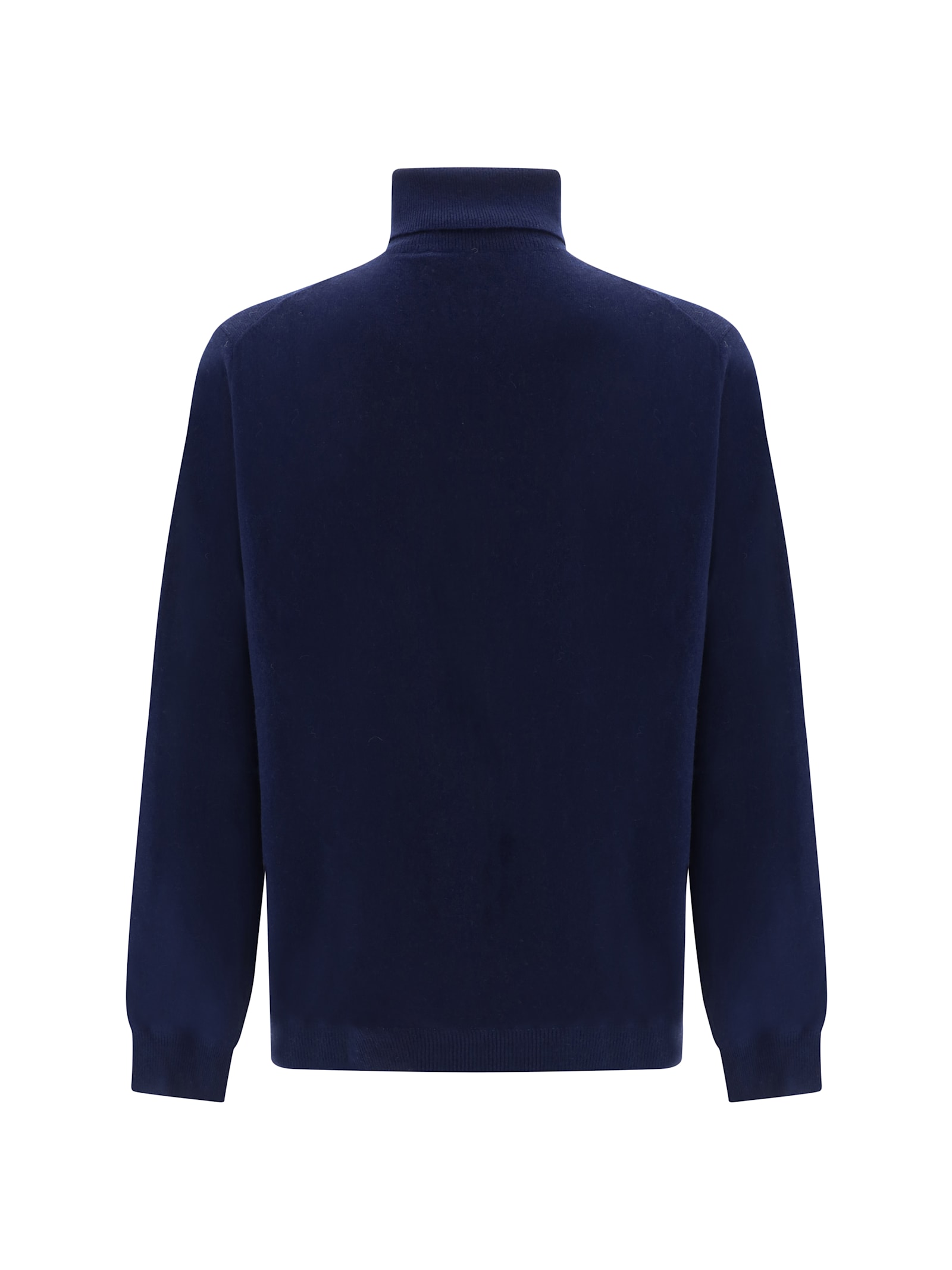 Shop Aragona Turtleneck Sweater In Blu Notte