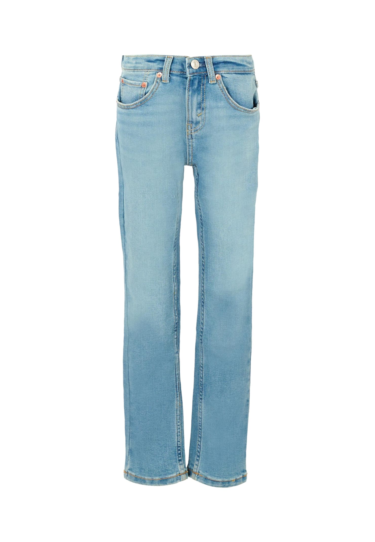 Levi's Light Blue Jeans For Boy In Blue
