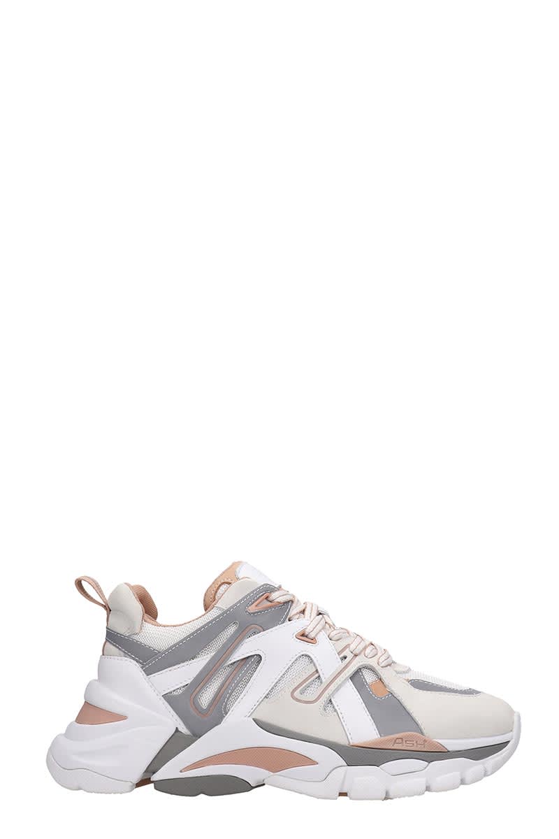 ASH FLASH 02 SNEAKERS IN WHITE TECH/SYNTHETIC,11259240
