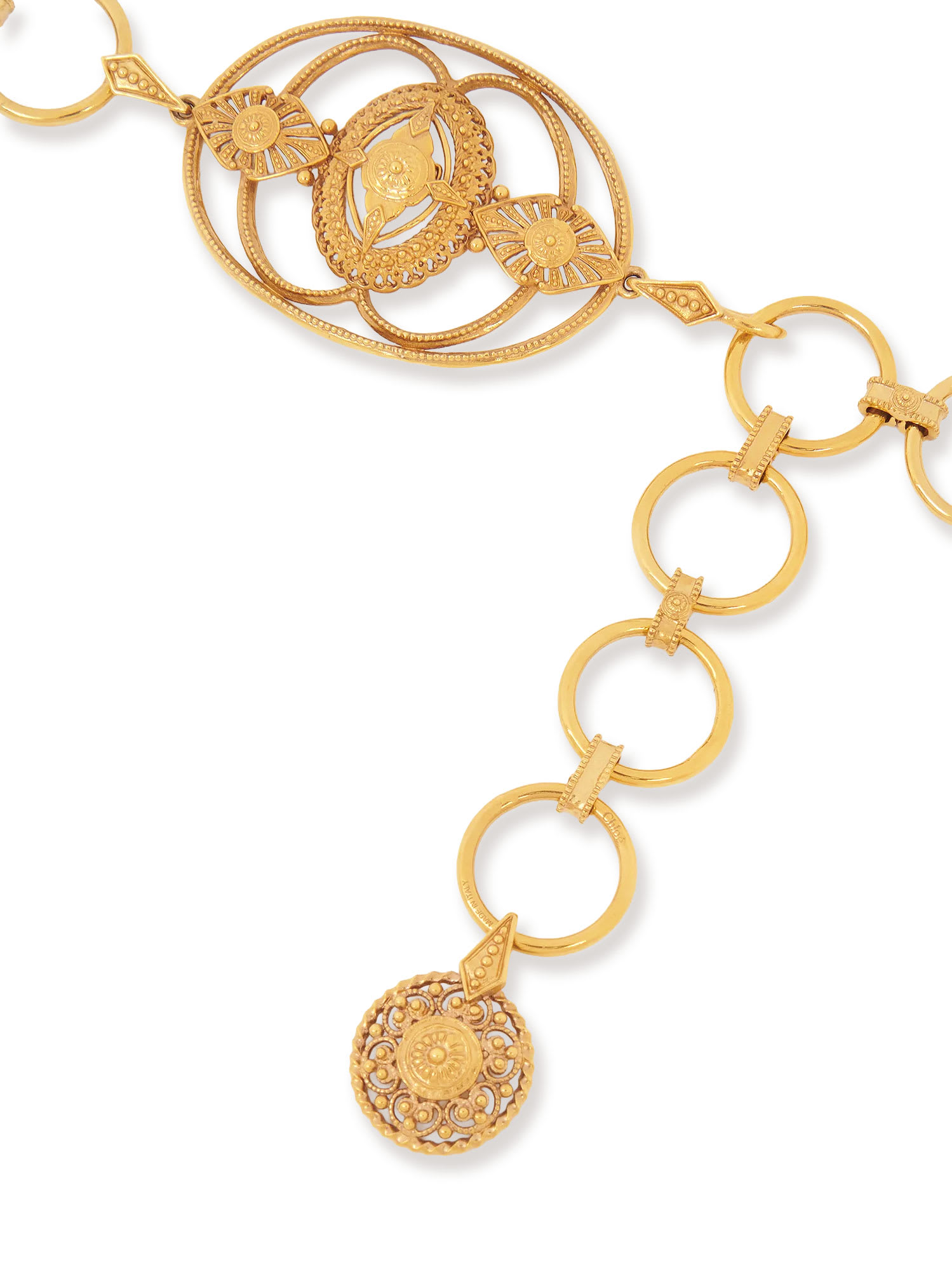 Chloé Chloe' Women Chloe' Amulet Belt In Gold