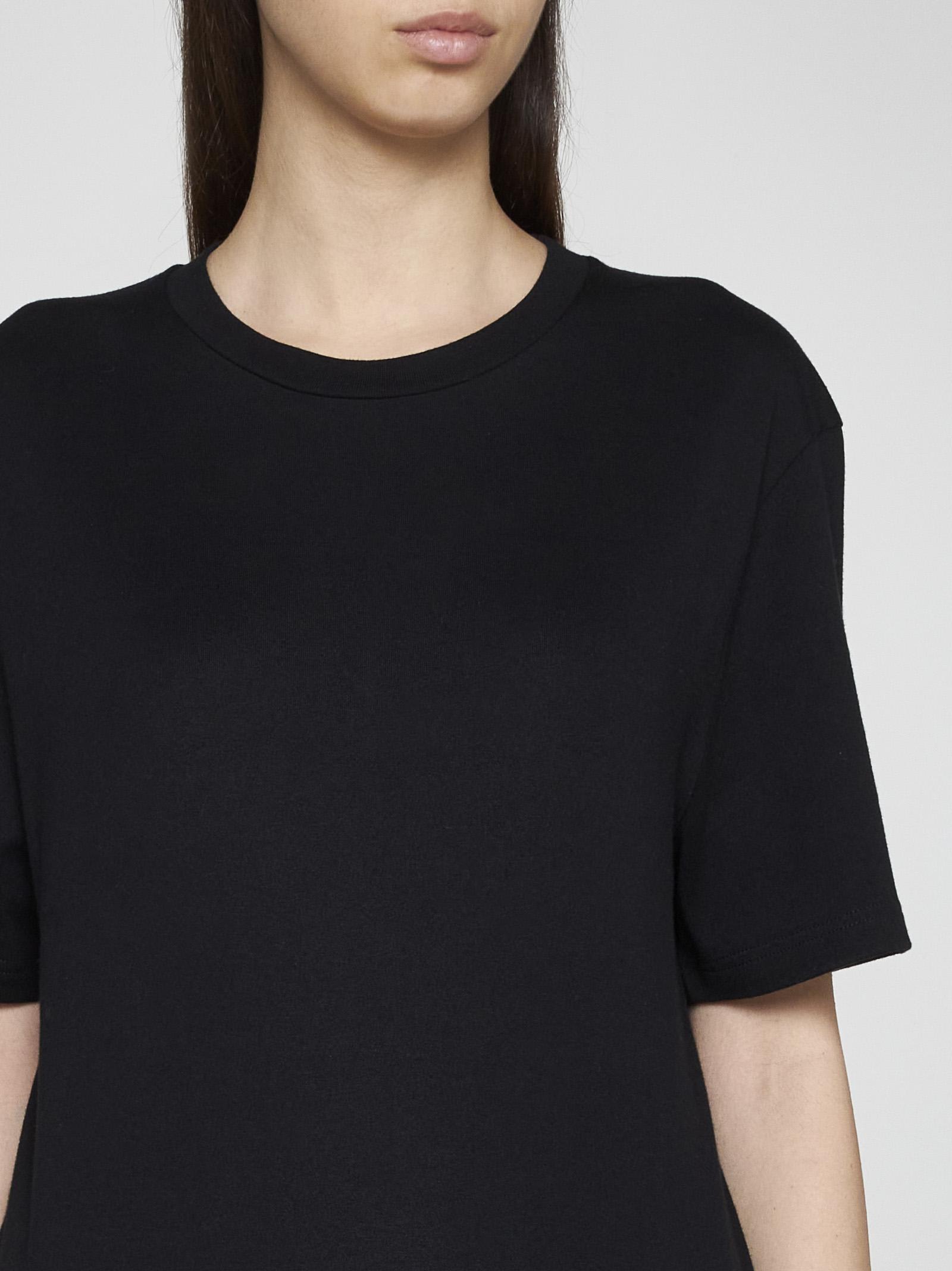 Shop Jil Sander Cotton T-shirt In Nero