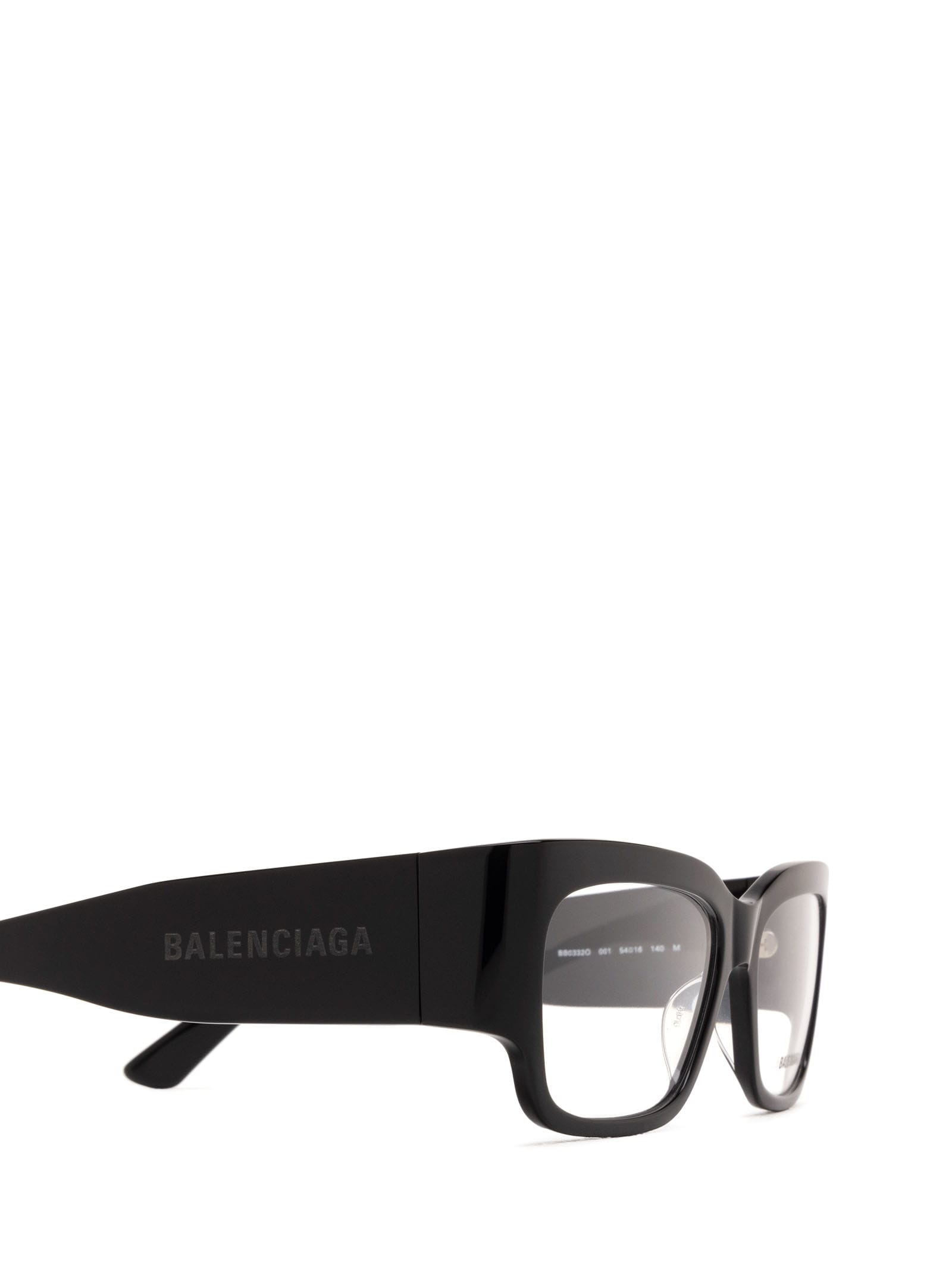 Shop Balenciaga Bb0332o Black Glasses