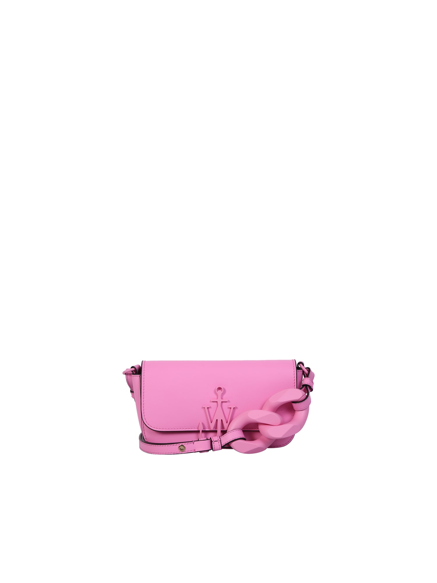 Shop Jw Anderson Chain Baguette Anchor Pink Bag