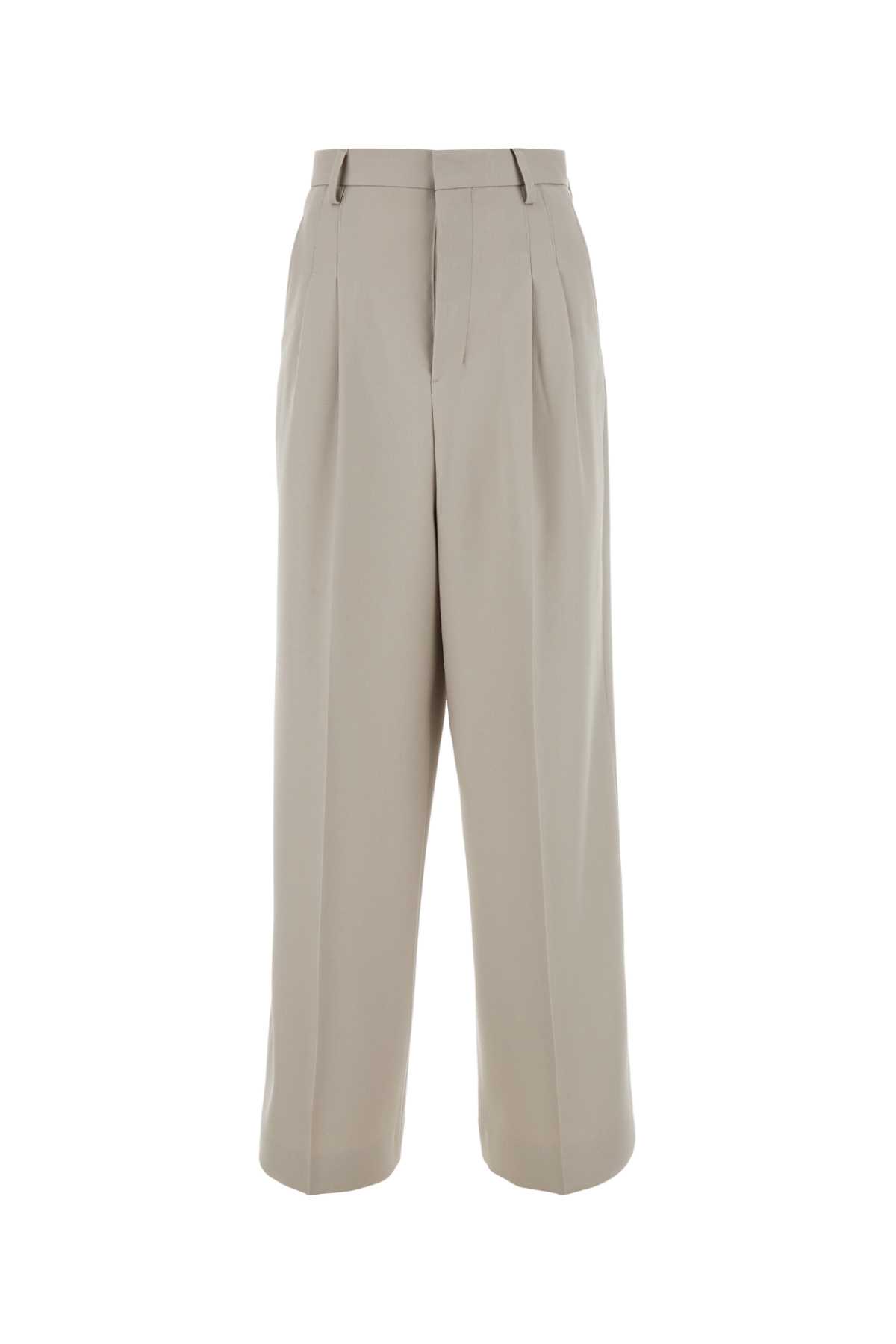 Sand Twill Wide-leg Pant