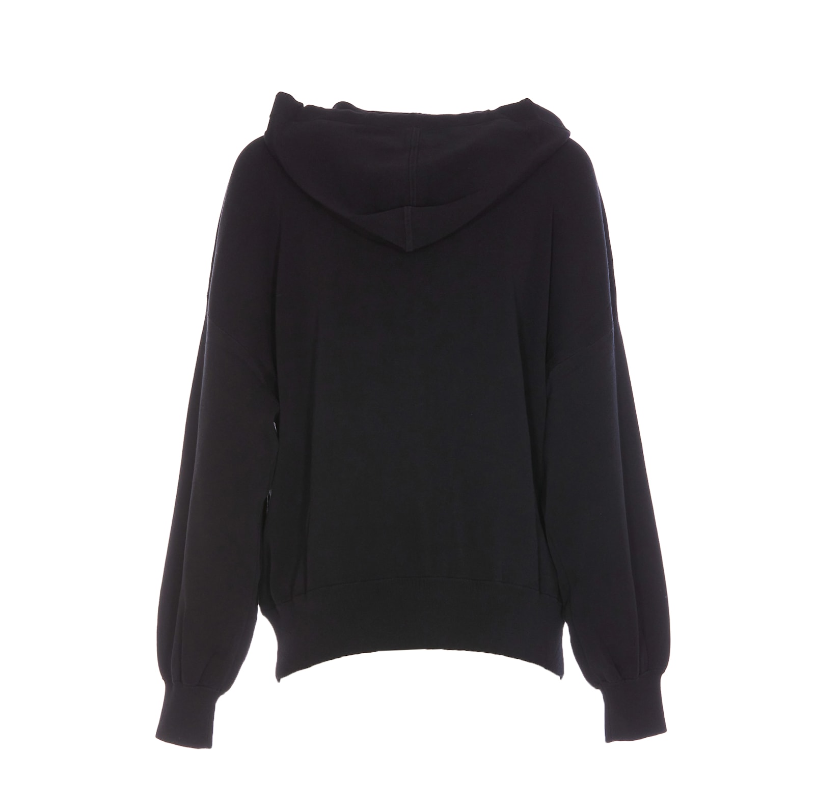 Shop Pinko Tirage Hoodie Cardigan In Black