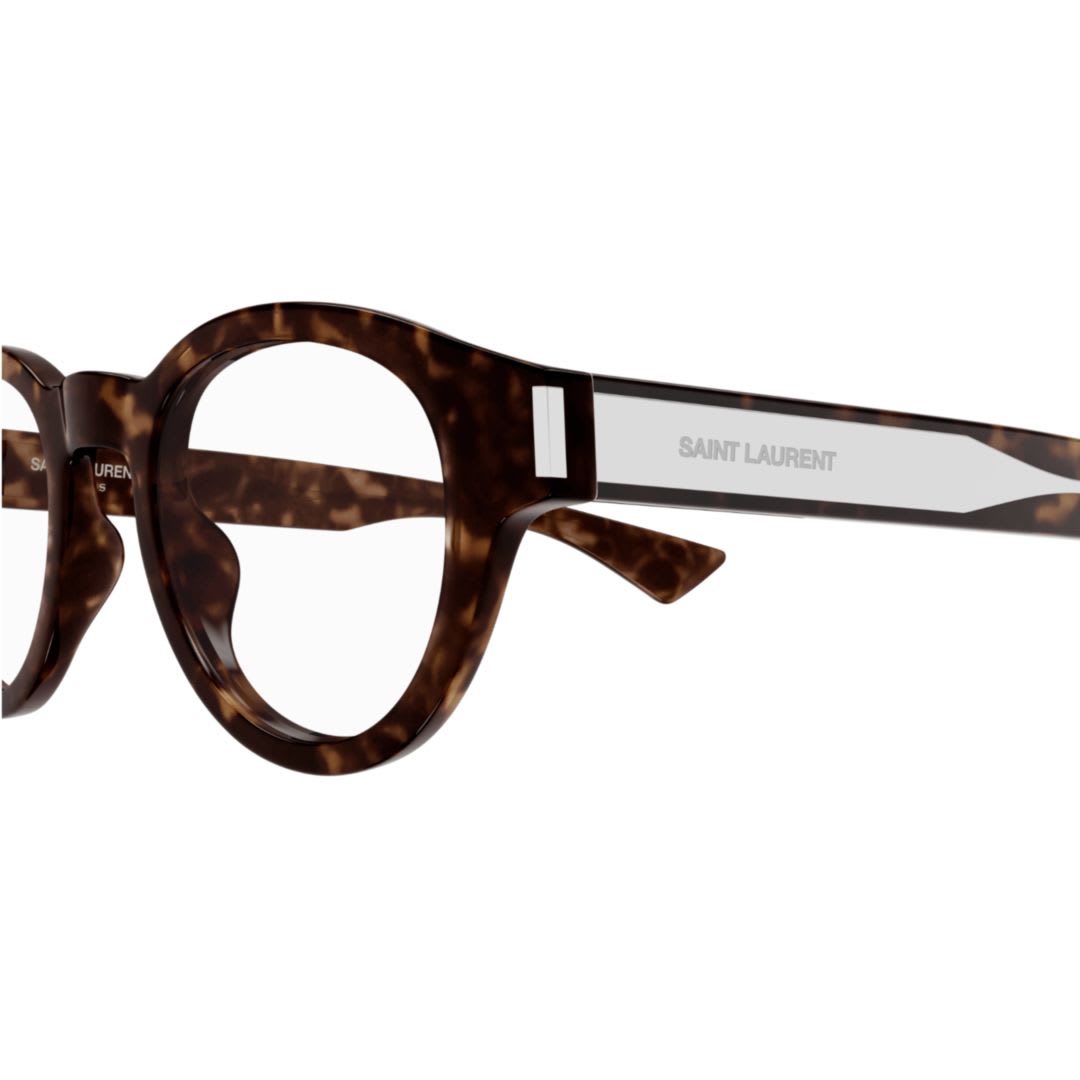 Saint Laurent Sl 792002-havana-crystal-transparent In Brown