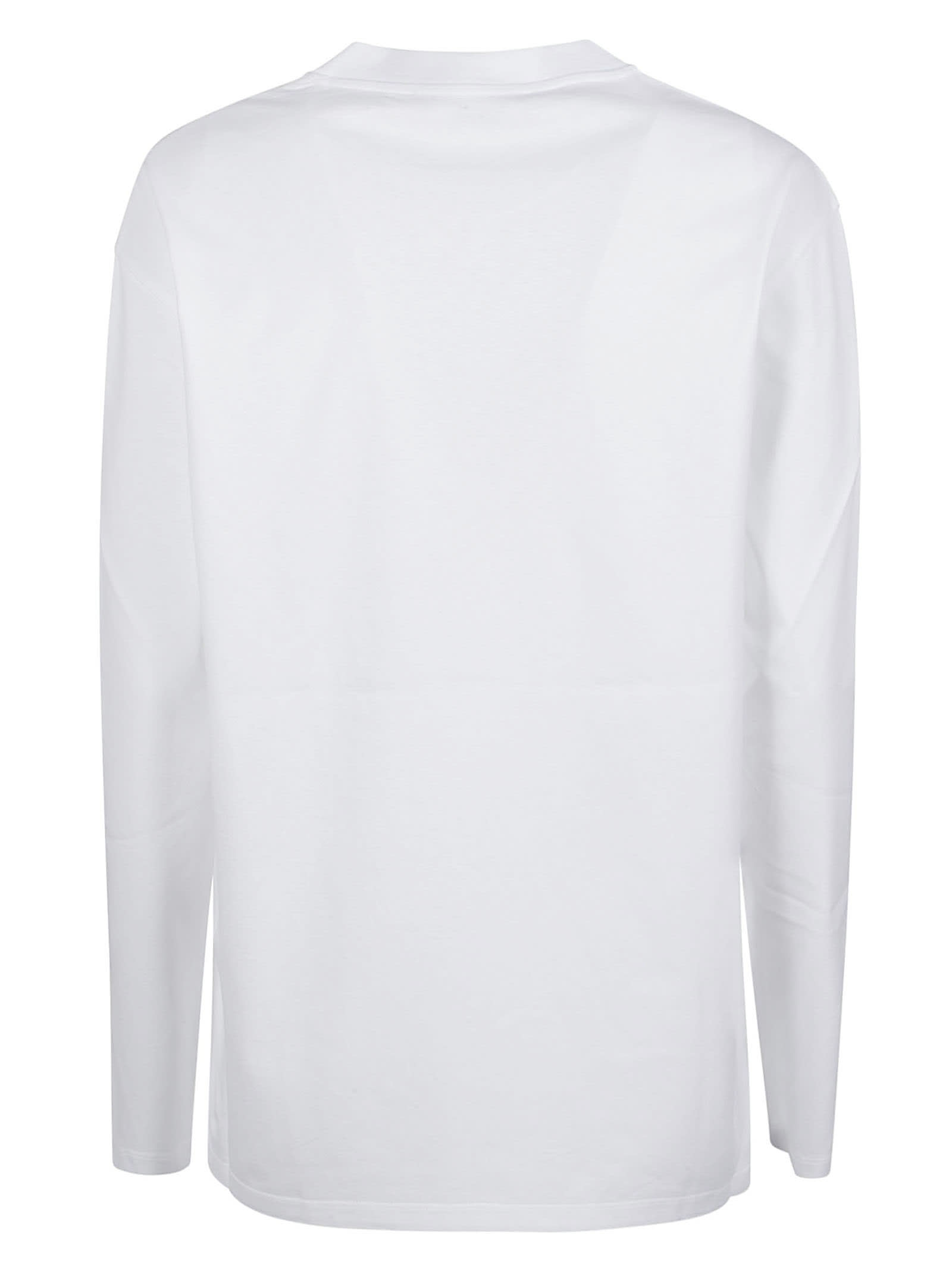 Stella Mccartney Iconic Sustainable Cotton Sweatshirt In White