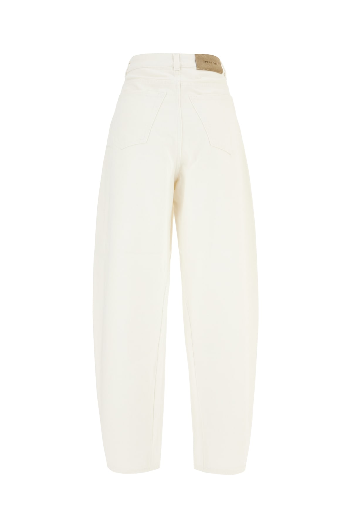 Givenchy Balloon Leg Denim Pants In White
