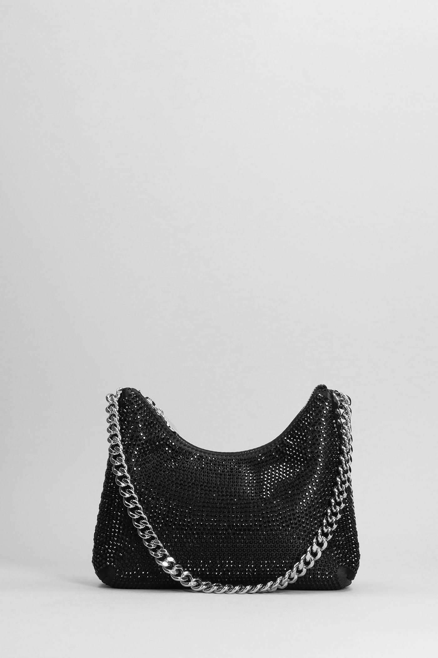 Stella Mccartney Shoulder Bag In Black Polyester