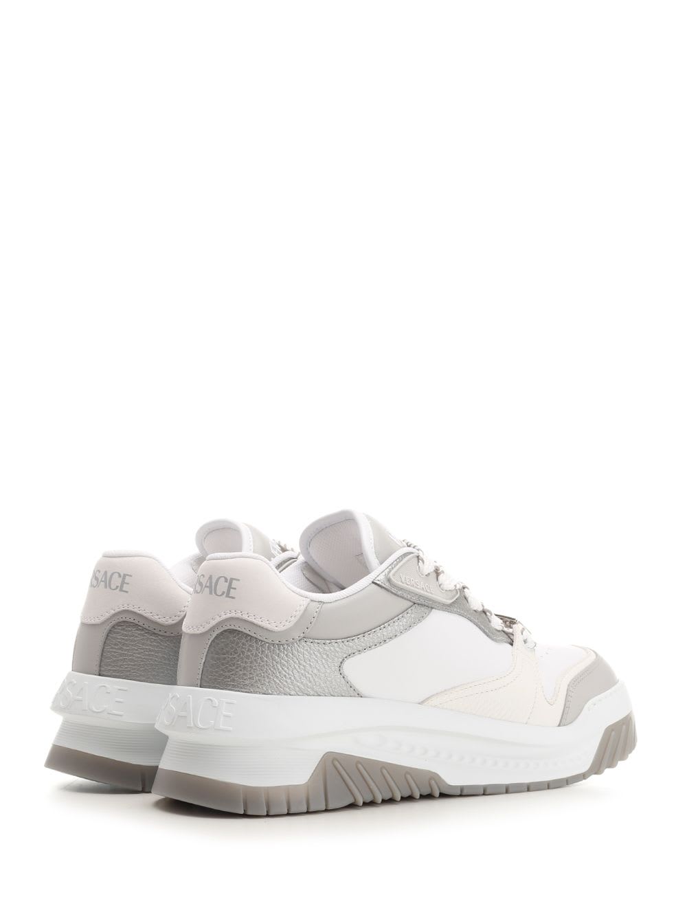 Shop Versace Odissea Sneakers In Grey