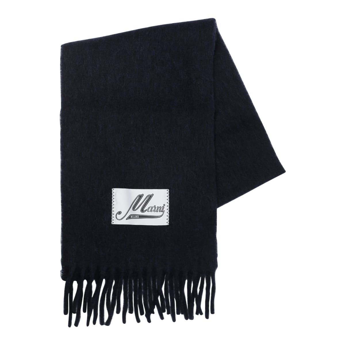 Shop Marni Scarf In Black