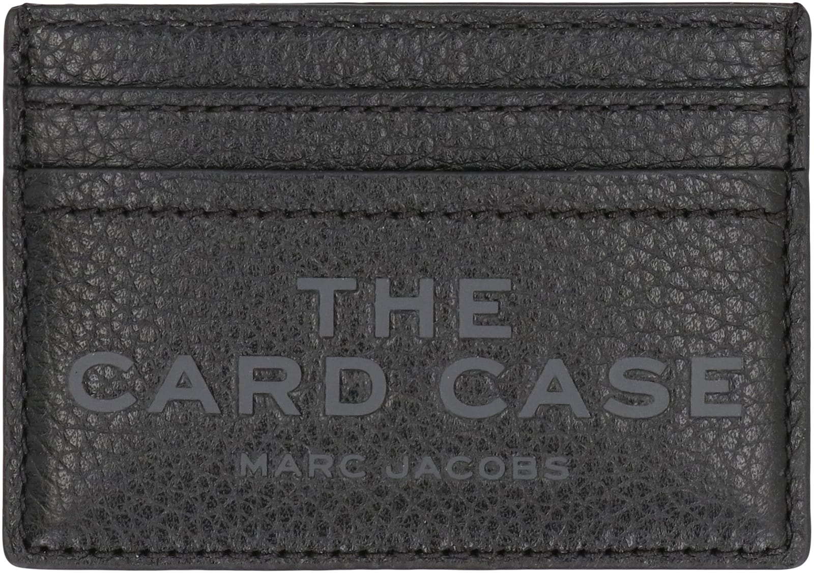 Shop Marc Jacobs The Card Case Leather In Black