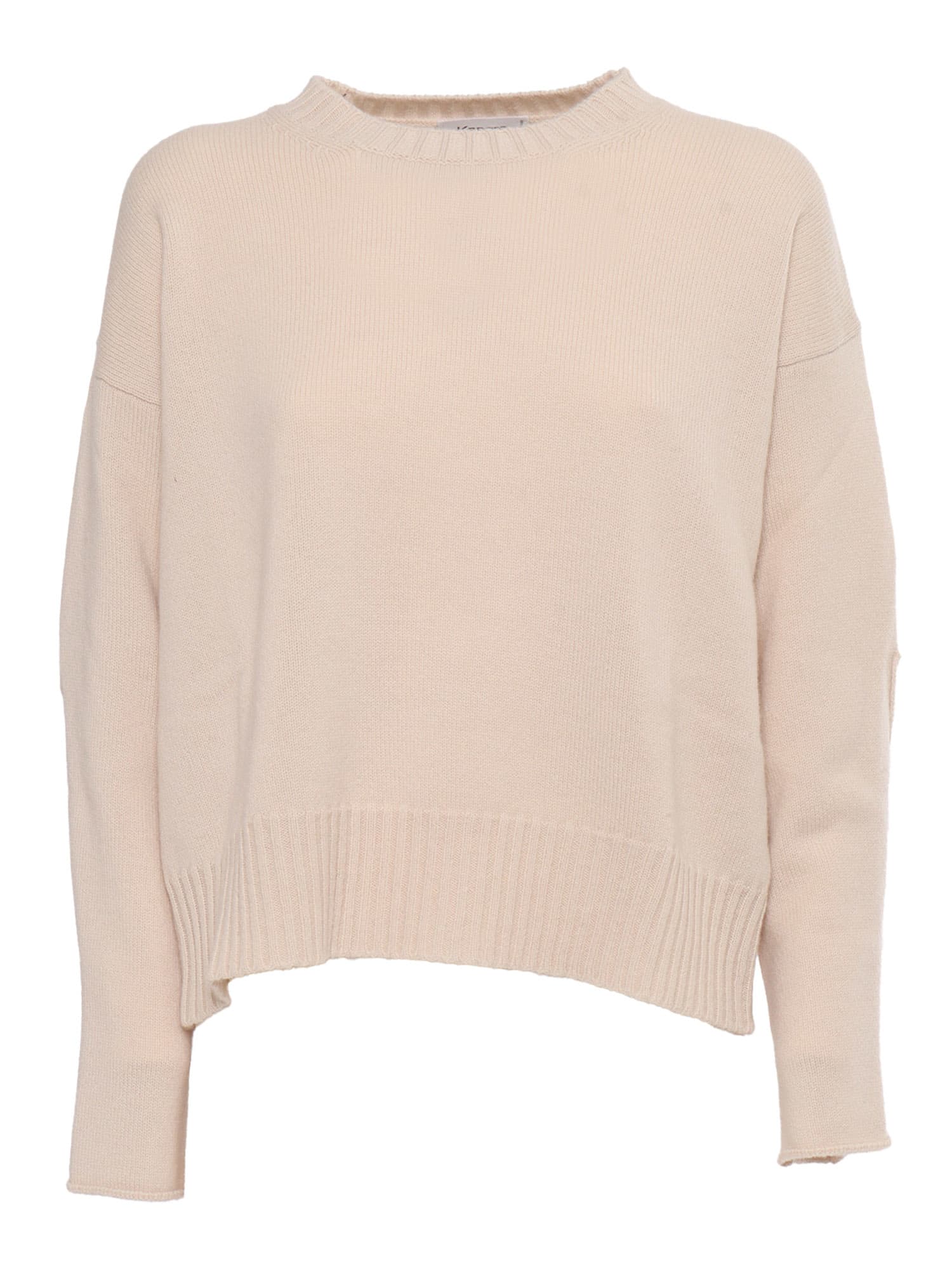 Boxing Crewneck Sweater With Buttoned Sleeves