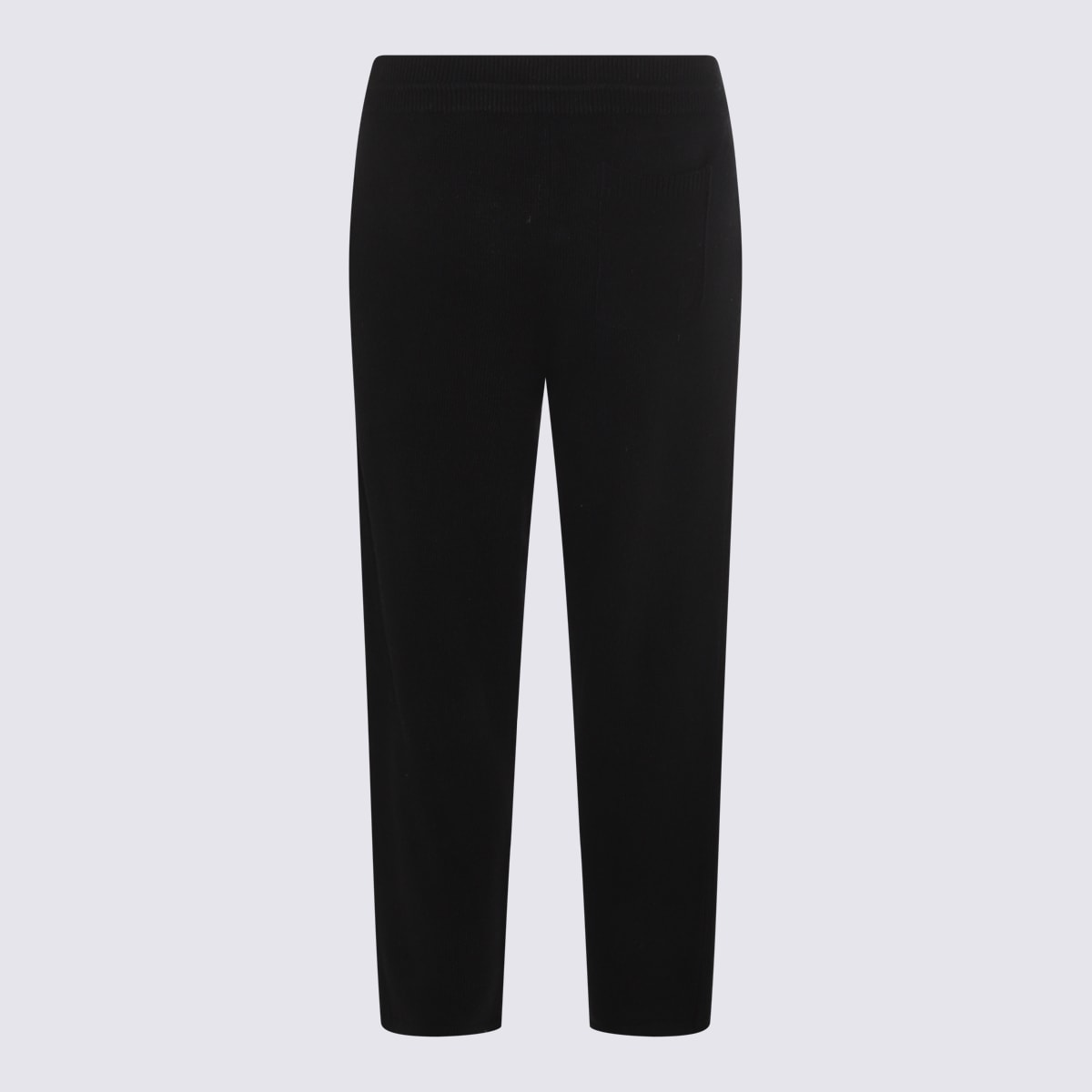 Canali Black Wool Pants In Black