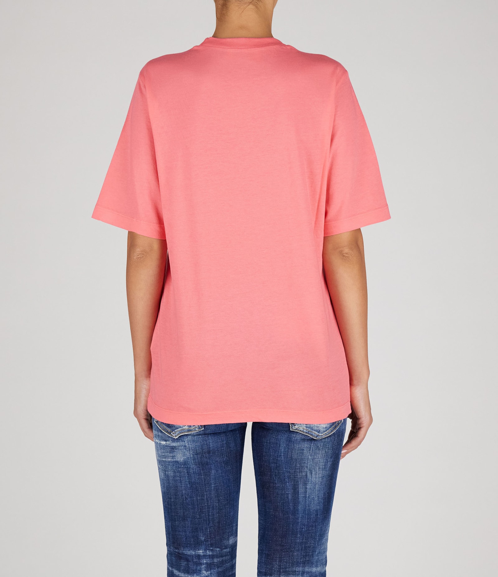 Shop Dsquared2 T-shirts In Fuxia