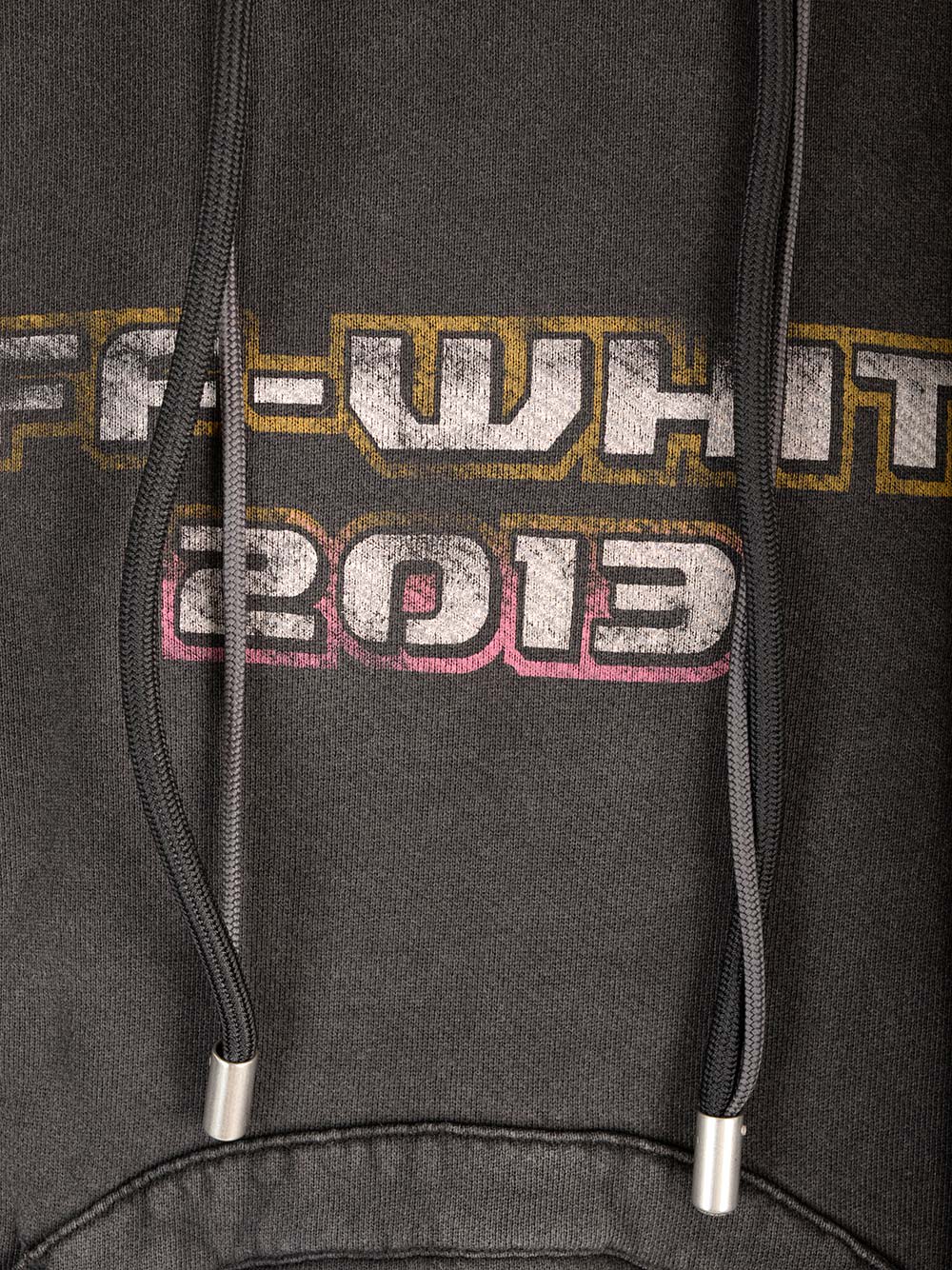 Off-white Off White™ Black Hoodie With Print In Black Mult