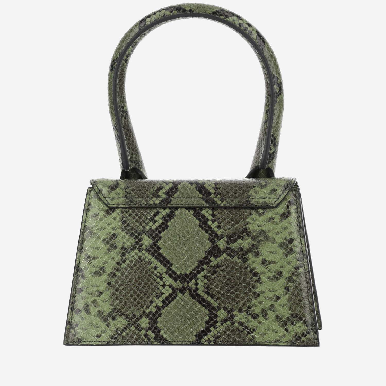 Shop Jacquemus Le Chiquito Moyen Bag In Green