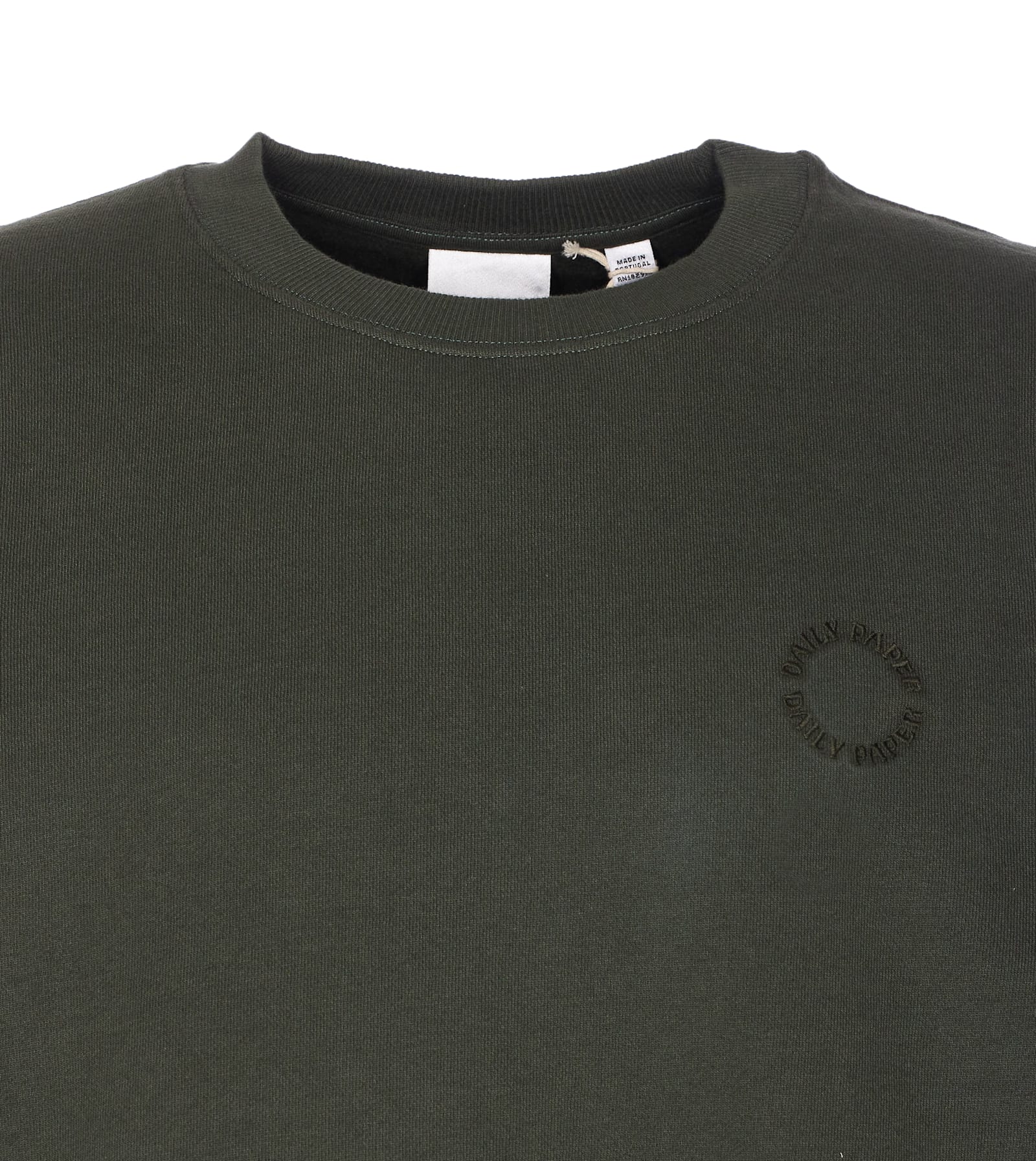 Daily Paper Orbit Embroidered Sweatshirt In Green
