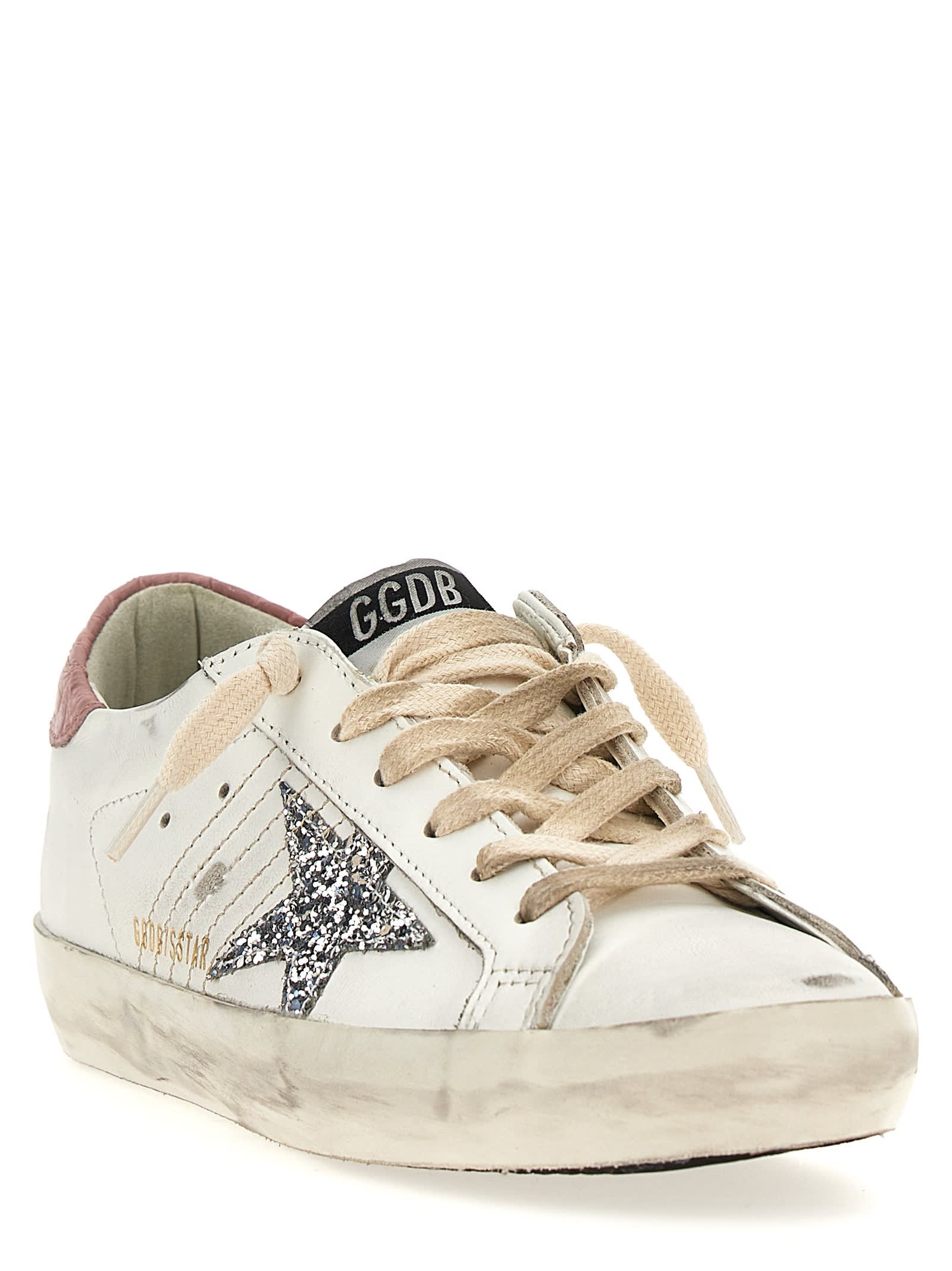 Shop Golden Goose Superstar Sneakers In White